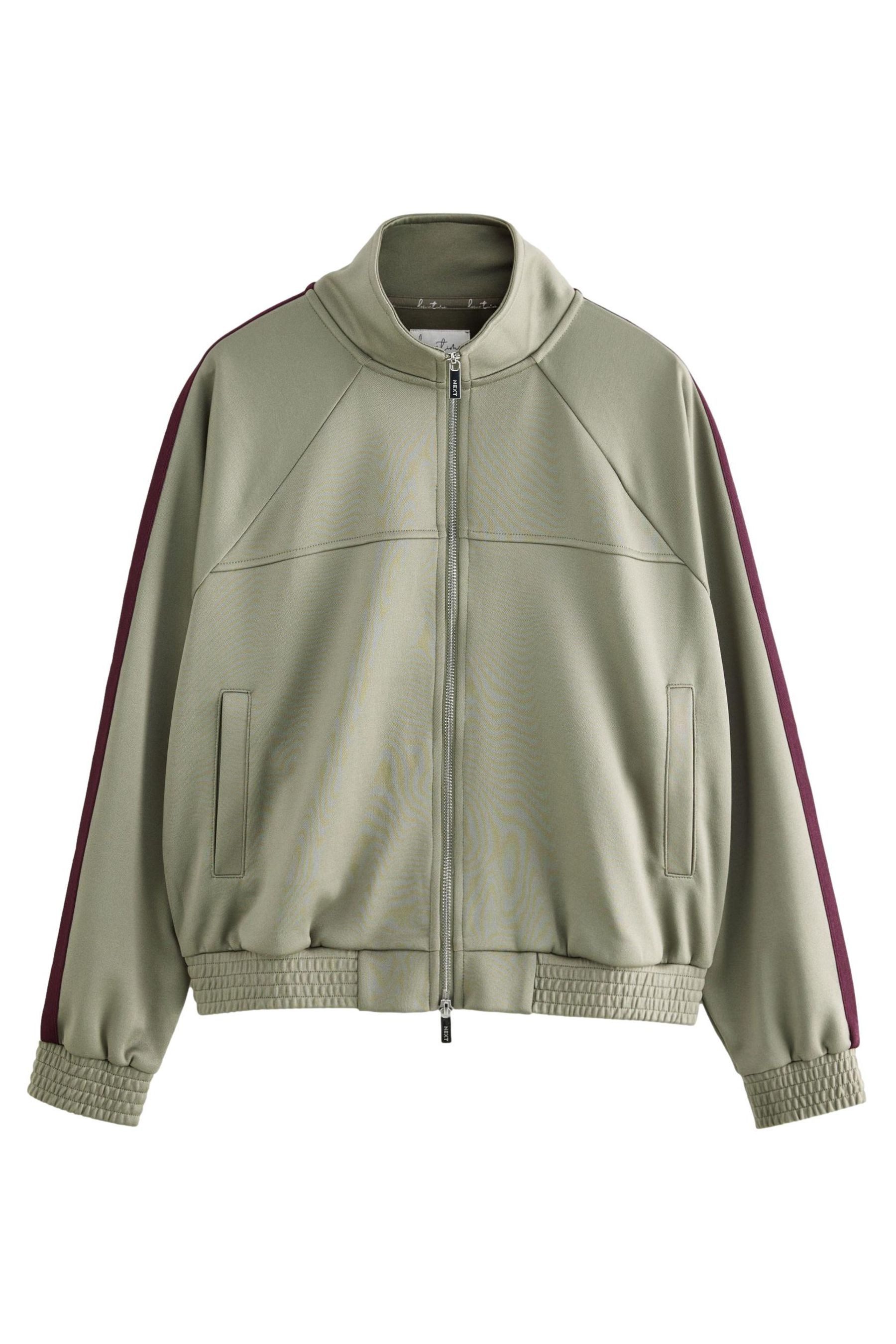 Blouson Jacke mit durchgehendem Reißverschluss