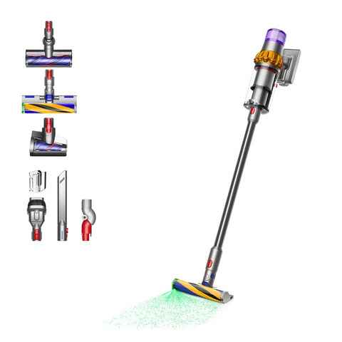 DYSON Akku-Hand-und Stielstaubsauger V12 Detect Slim Absolute, 545 W, Beutellos