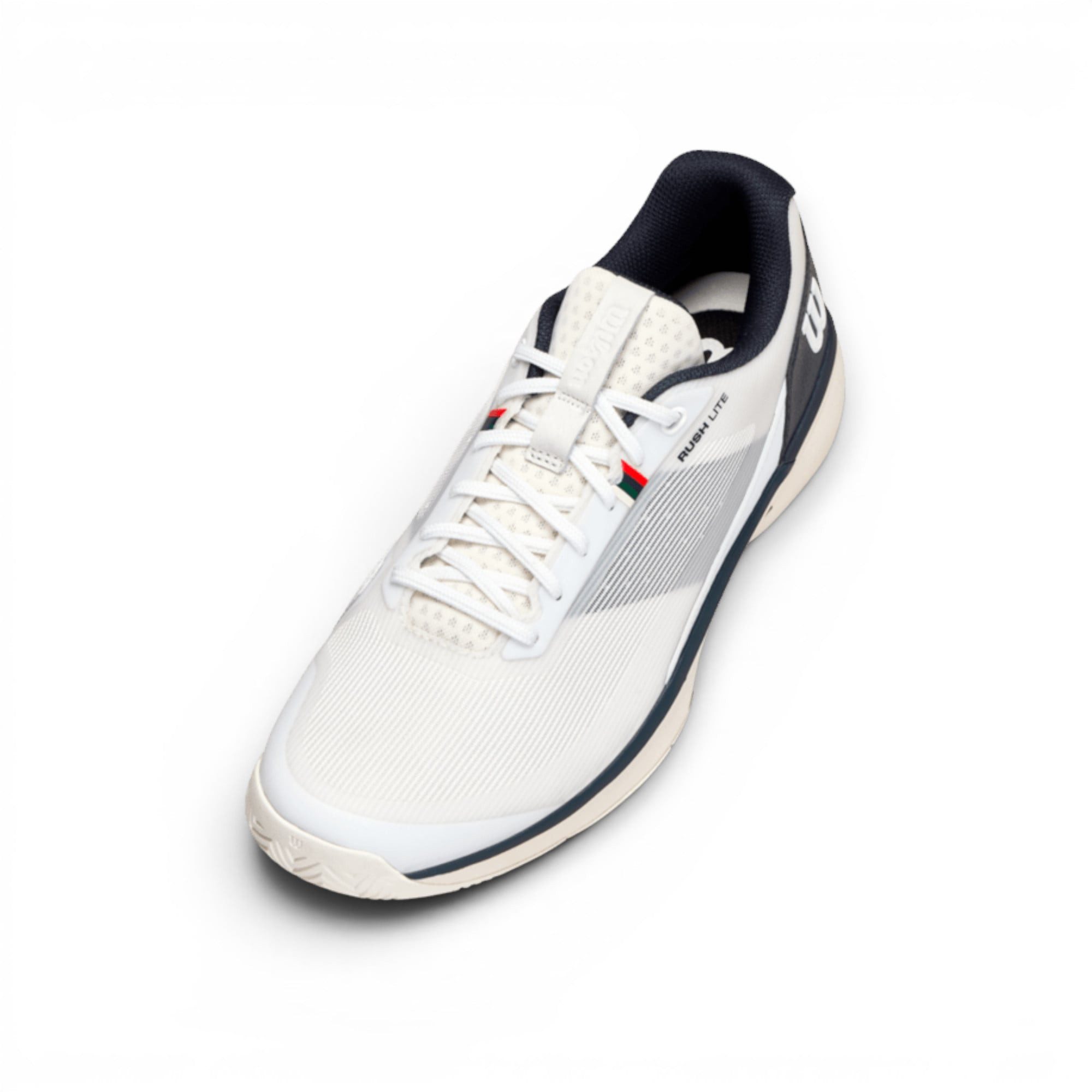 Wilson Rush Lite 5.0 CLC Allcourt weiss/navyblau Herren Tennisschuh