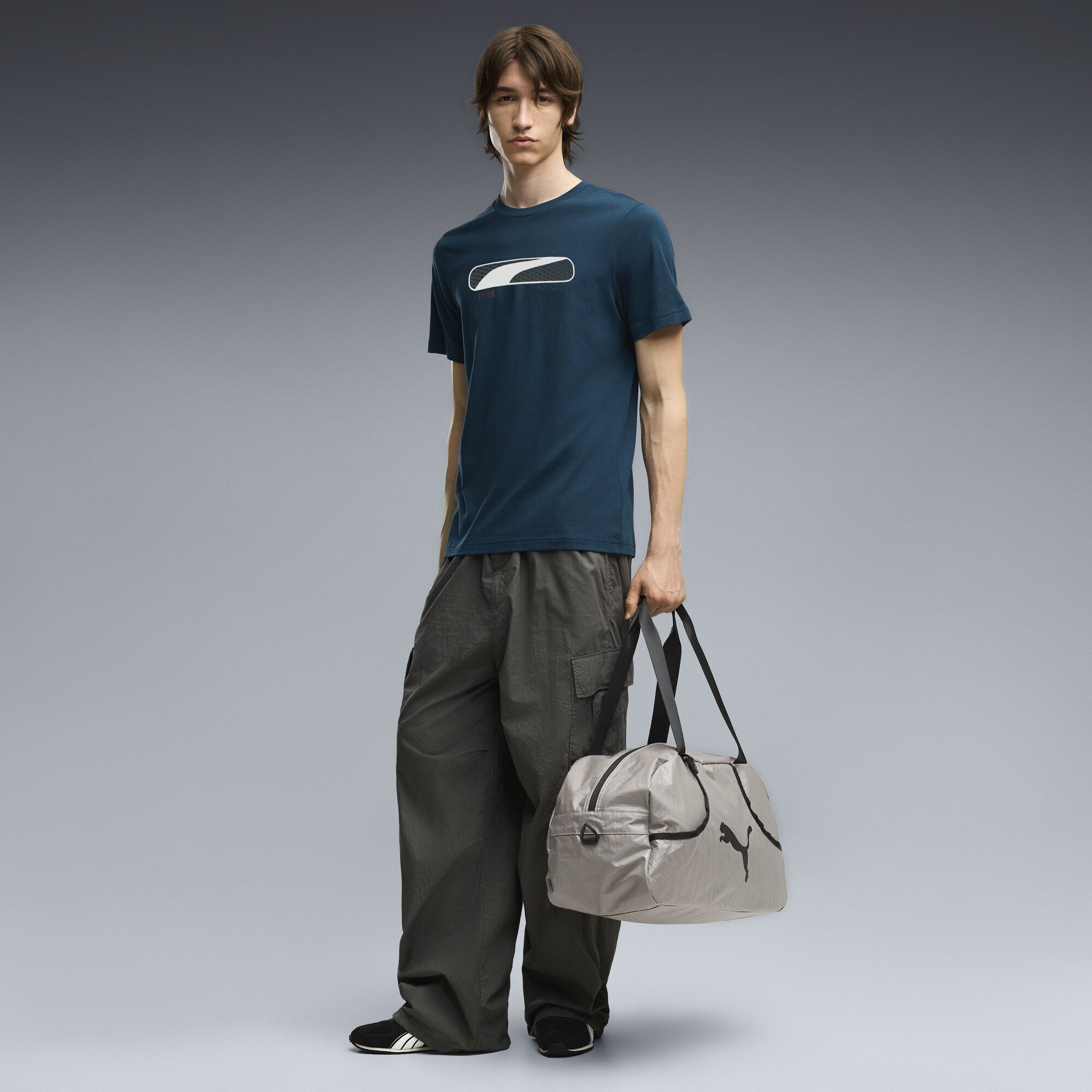 PUMA T-Shirt PUMA Sport Logo Play T-Shirt Herren – Bild 4 von 5