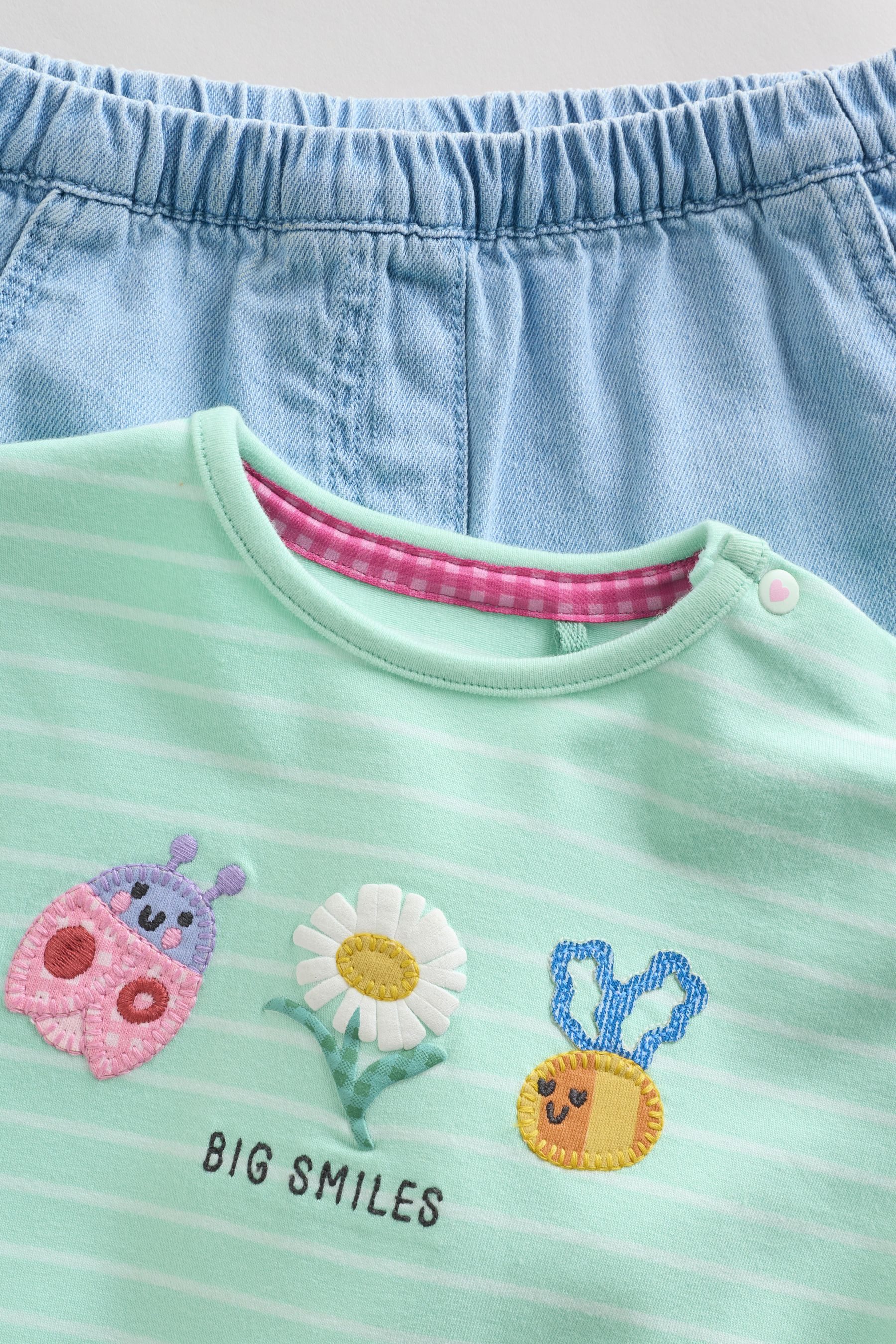 Next Langarmshirt & Leggings Baby Langarmoberteil und Hose, 2-teilige Set (2-tlg)