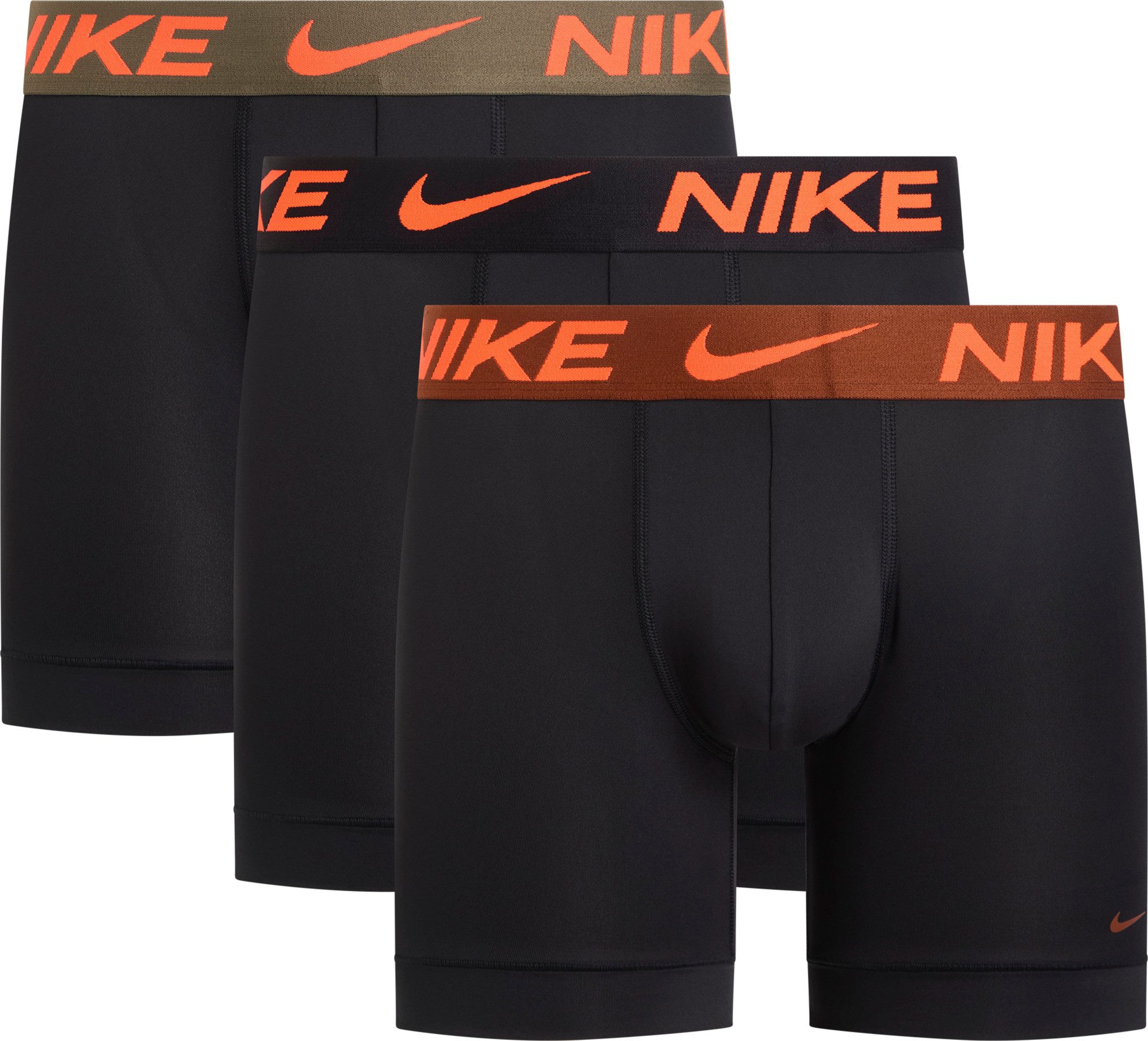 Nike Underwear Boxer BOXER BRIEF 3PK (Packung, 3-St., 3er) mit Logo-Elastikbund