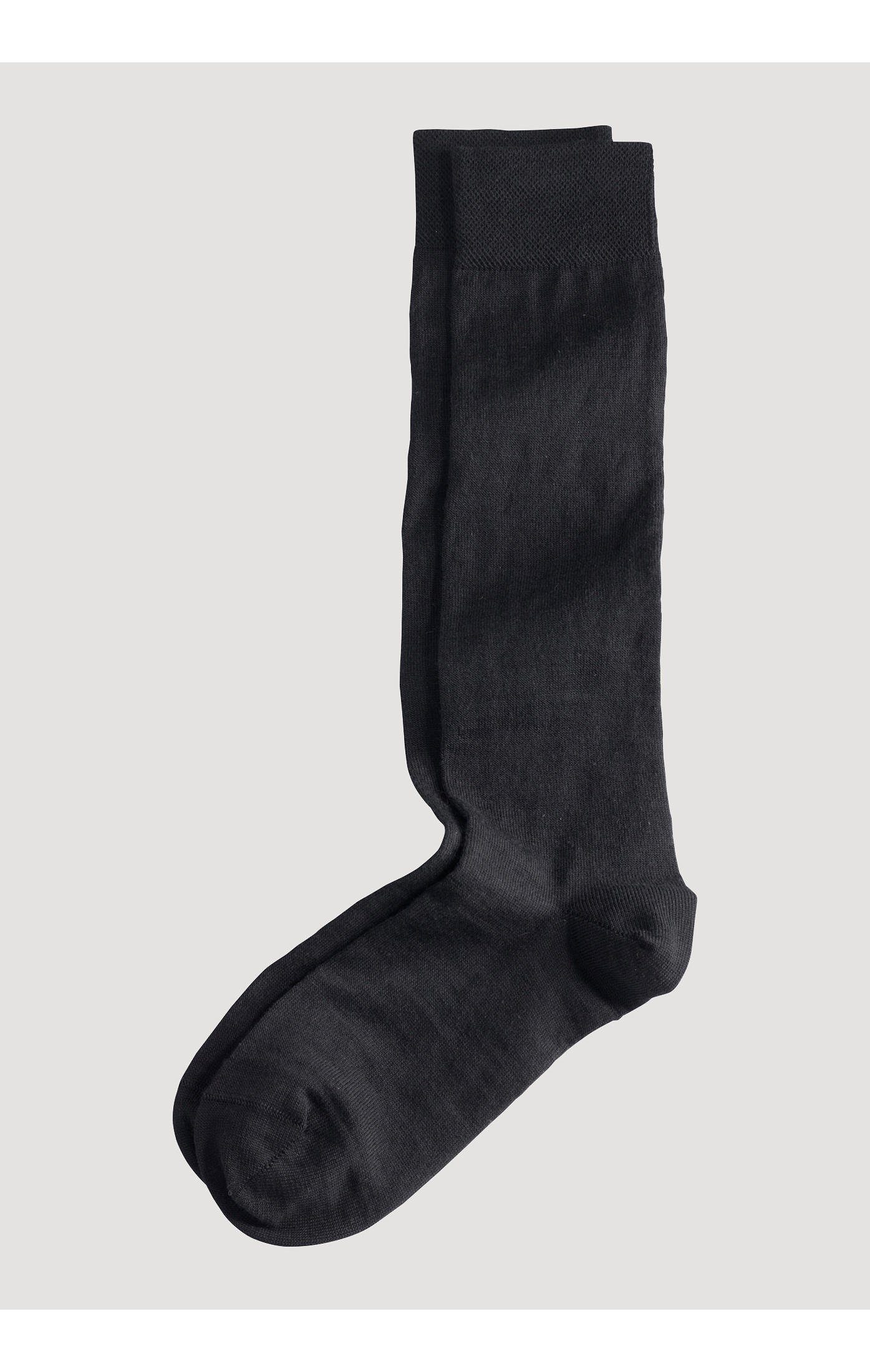 Hessnatur Socken aus Bio-Schurwolle mit Bio-Baumwolle (1-Paar) schwarz