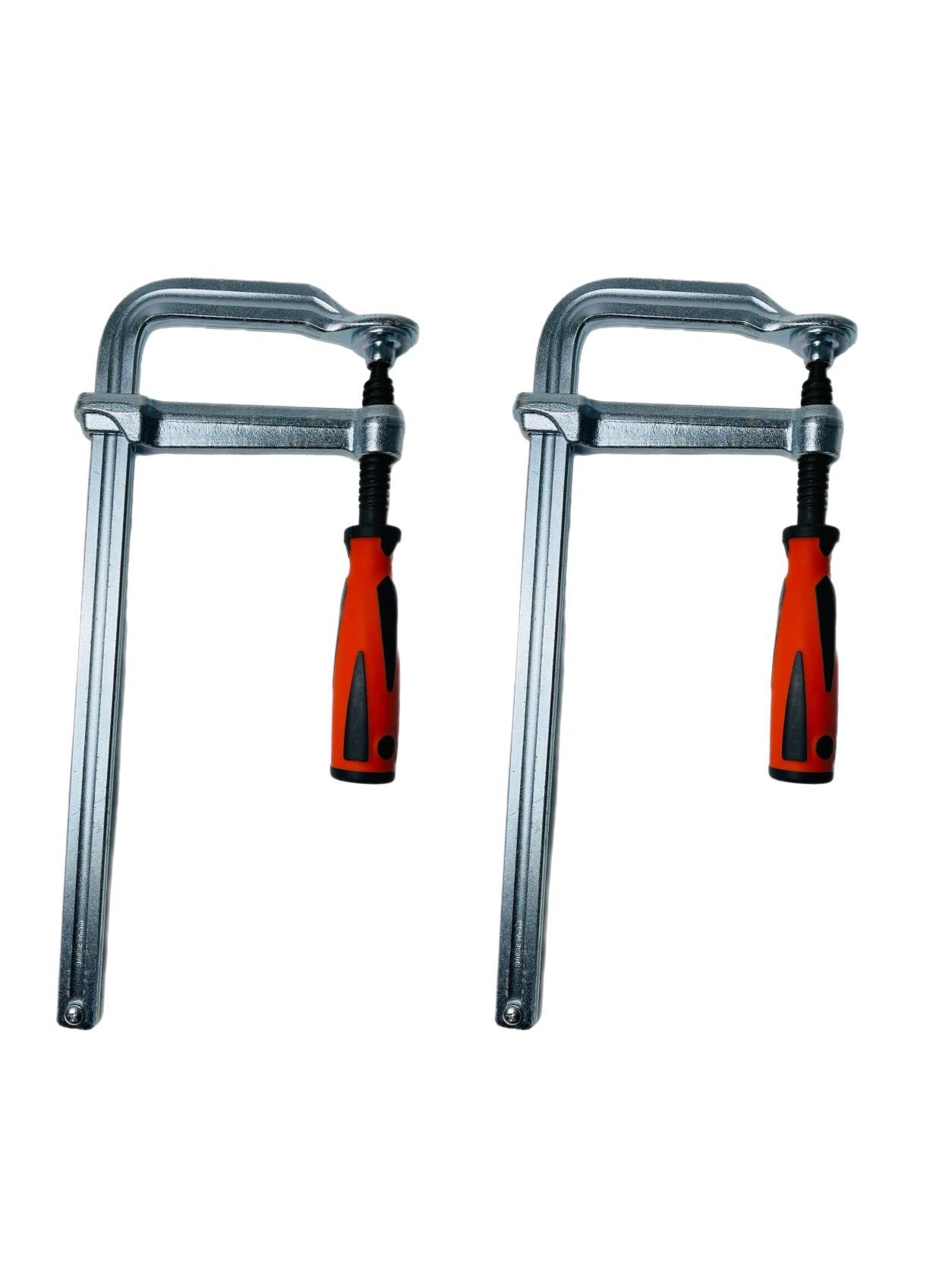 VaGo-Tools Schraubzwinge 2 Stück Profi Ganzstahl Tischzwinge 300 x 120 mm