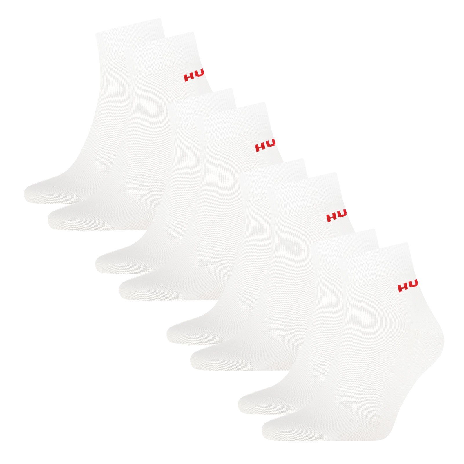 HUGO Kurzsocken SH Logo CC (4-Paar) mit Logo-Detail günstig online kaufen