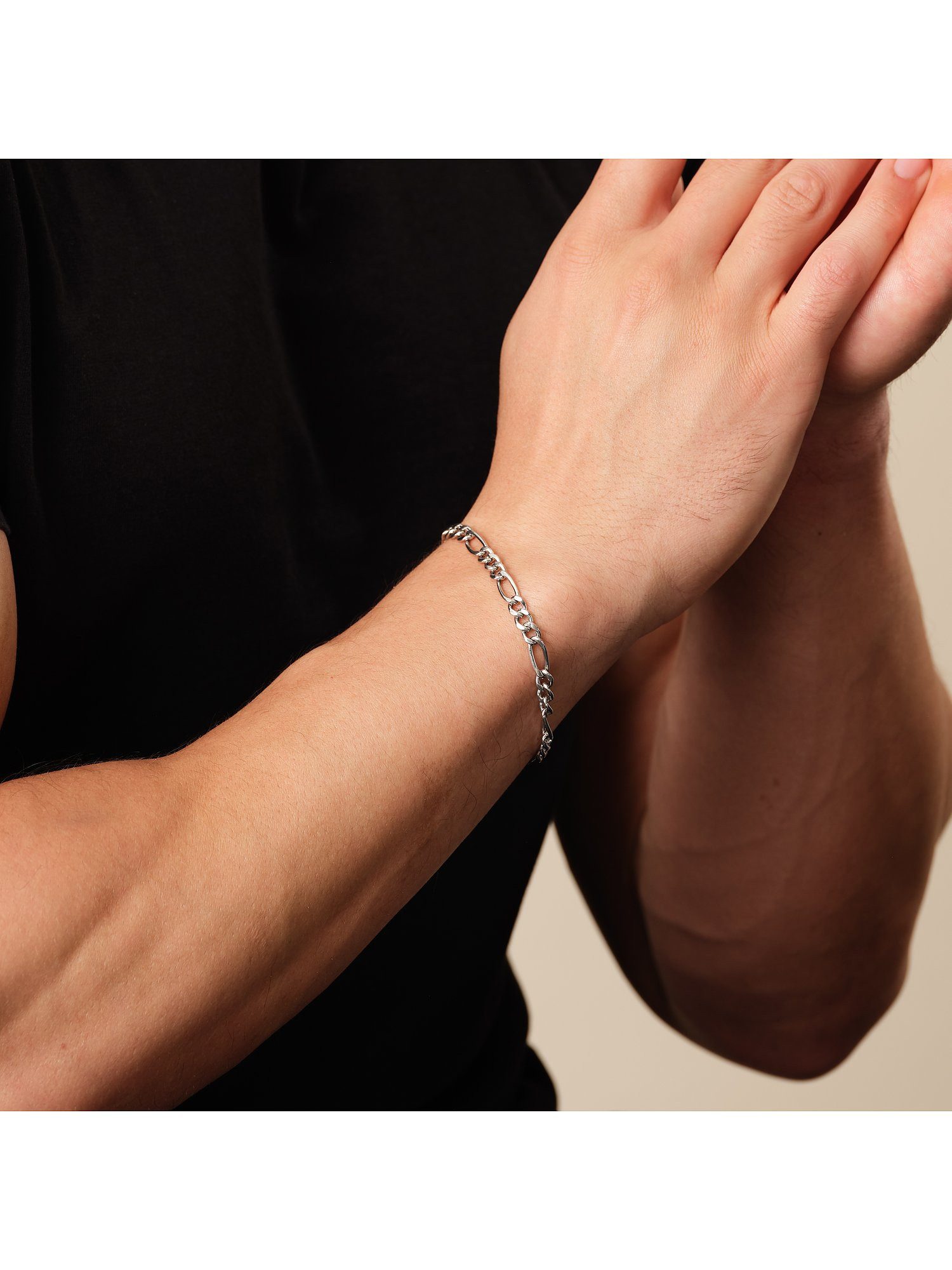 CHRIST Silberarmband CHRIST Herren-Armband 925er Silber, recycelt, Klassisch