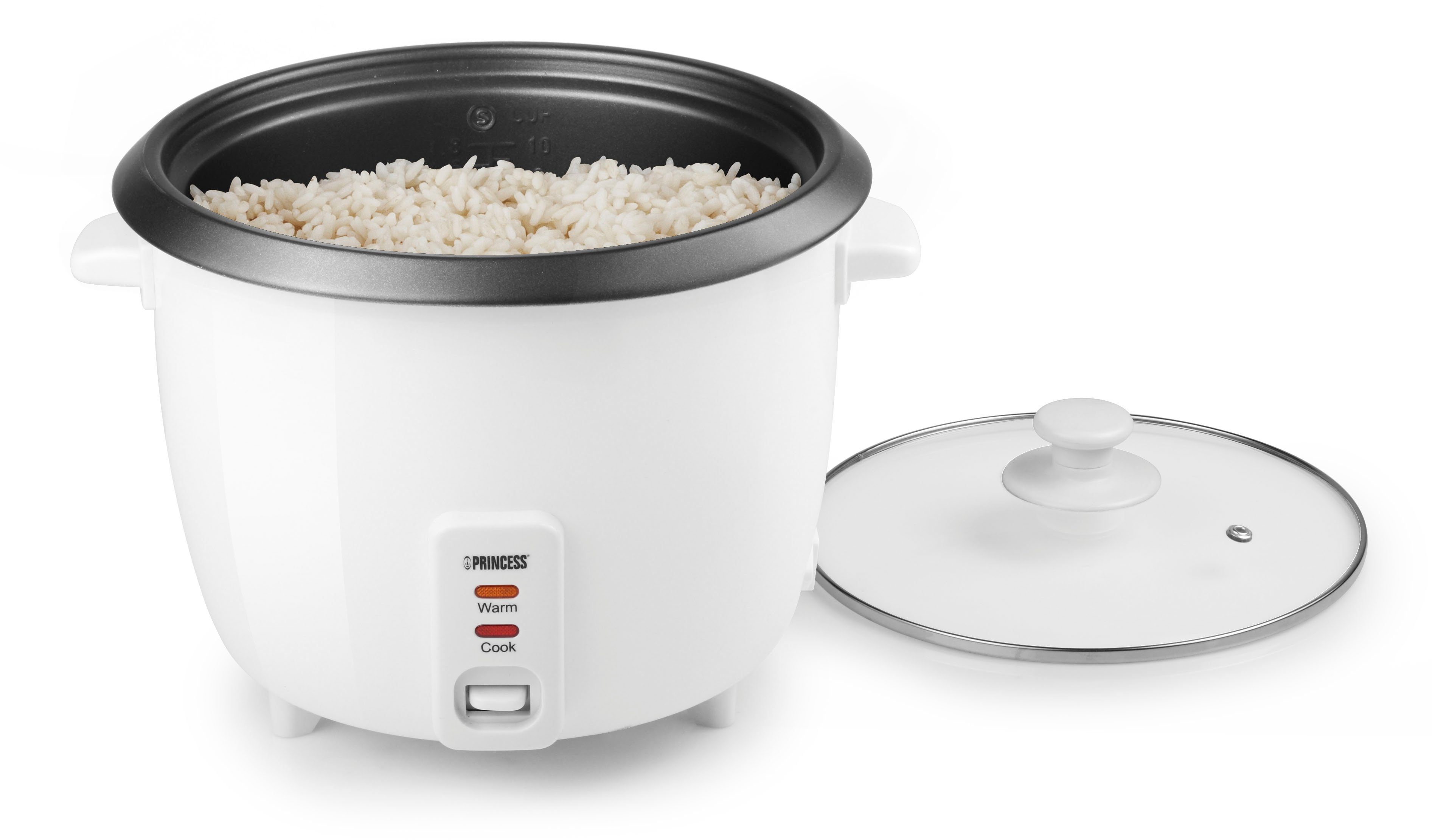 Portionen, Reiskocher 10 für zu Warmhaltefunktion Liter, 271940, 1,8 automatischer W, 700 PRINCESS bis