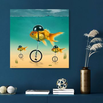 Posterlounge Alu-Dibond-Druck Mark Ashkenazi, Goldfische, Kinderzimmer Malerei