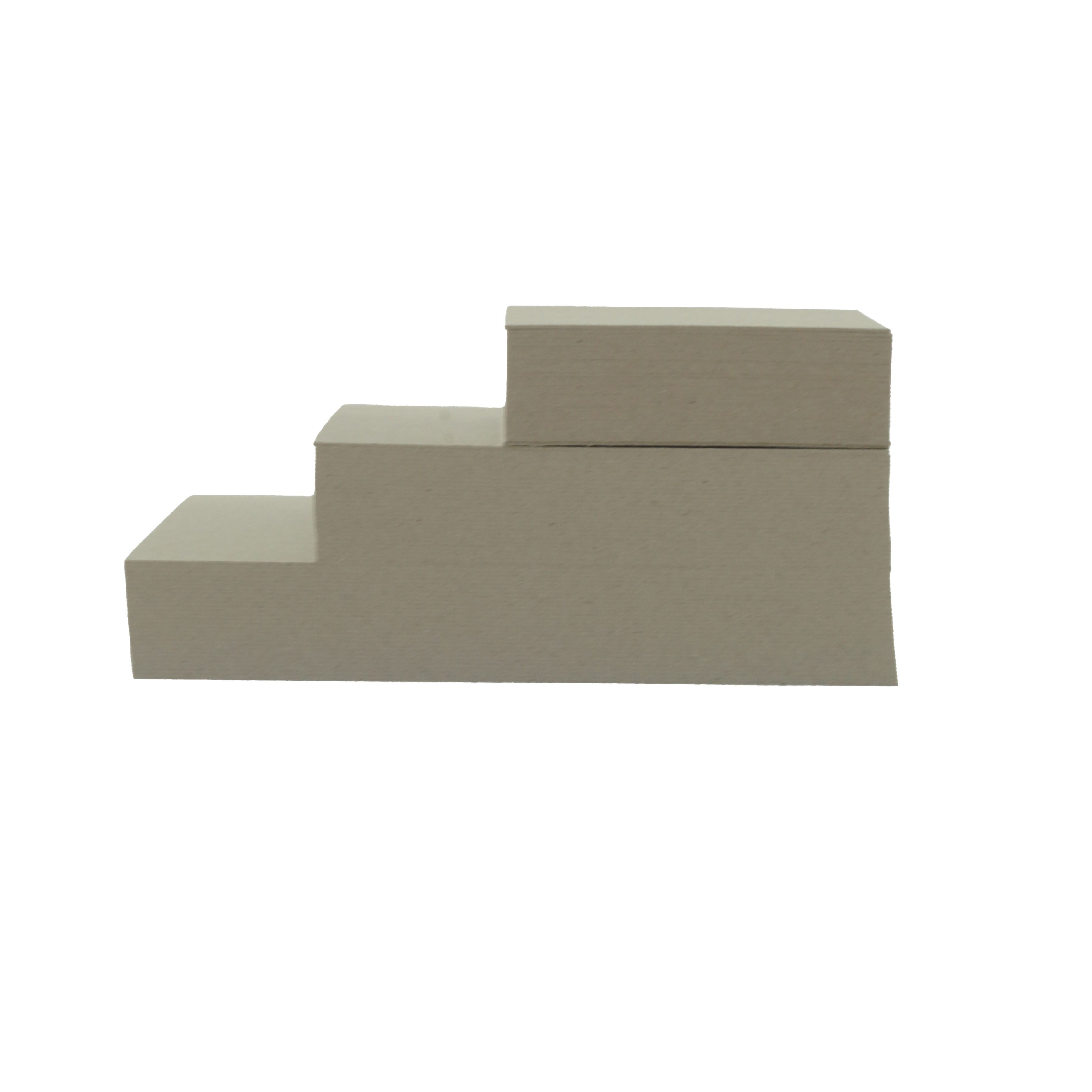 Papieronkel Papierkarton Graupappe Graukarton Zeichenkarton Bastelkarton DIN A3 0,5mm 350g/m², 100 Blatt Industriequalität Buchbinderpappe Bastelpappe Modellbau