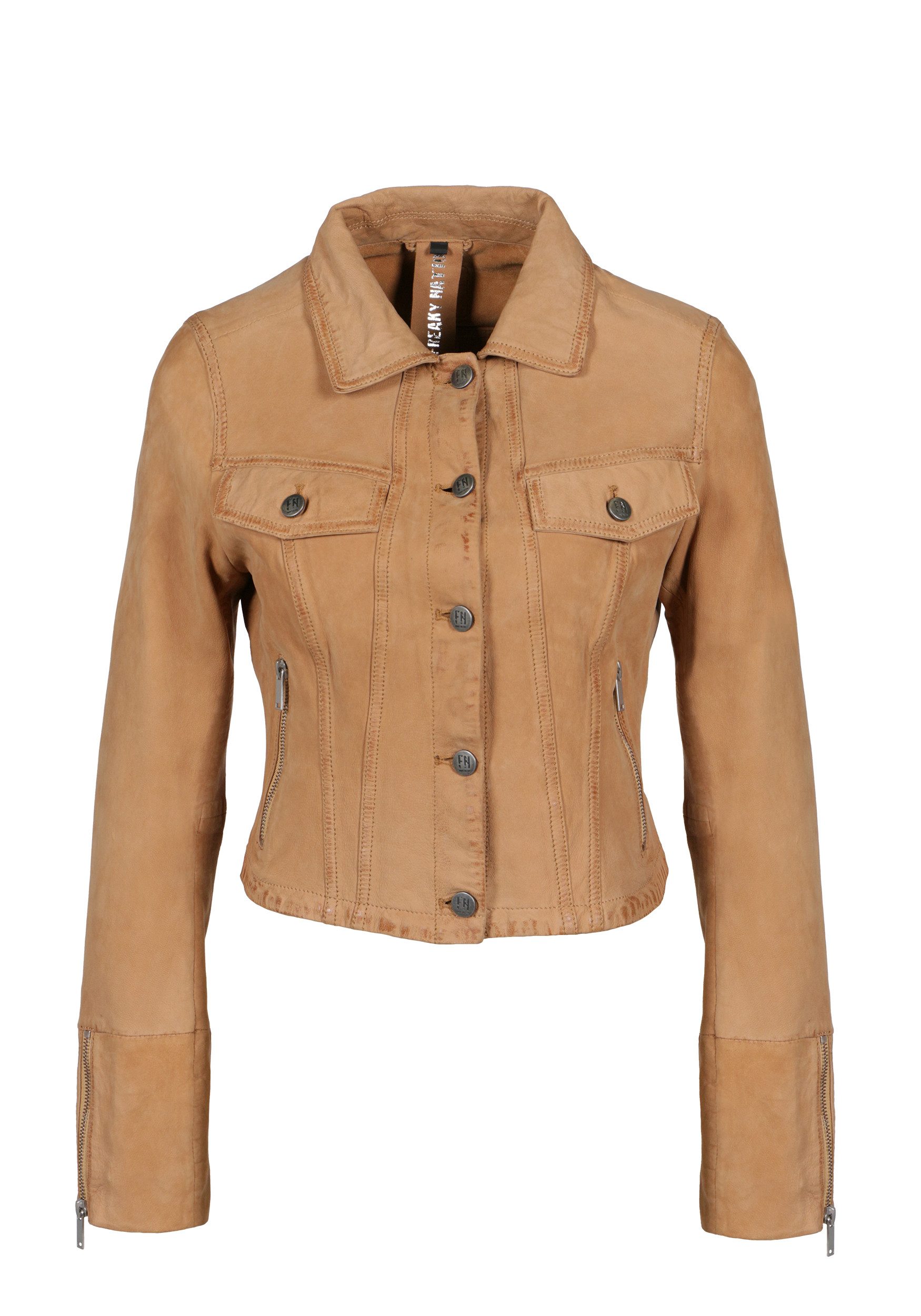 Freaky Nation Lederjacke Nela-FN