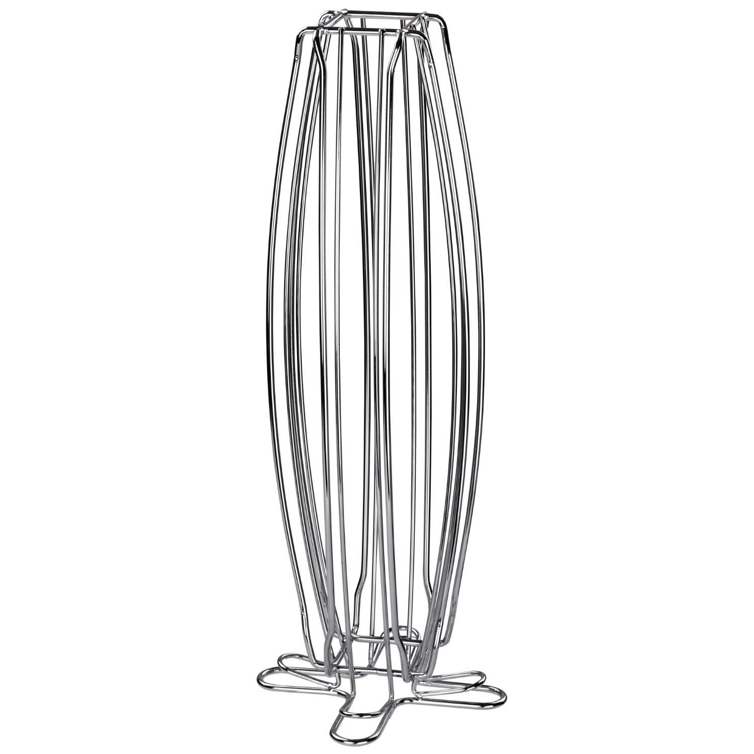 Xavax Kapselhalter Kapsel-Halter Halterung Ständer Torre Silber, Spender Metall passend für 40x Nespresso Kaffee-Kapseln Caps – Bild 4 von 5