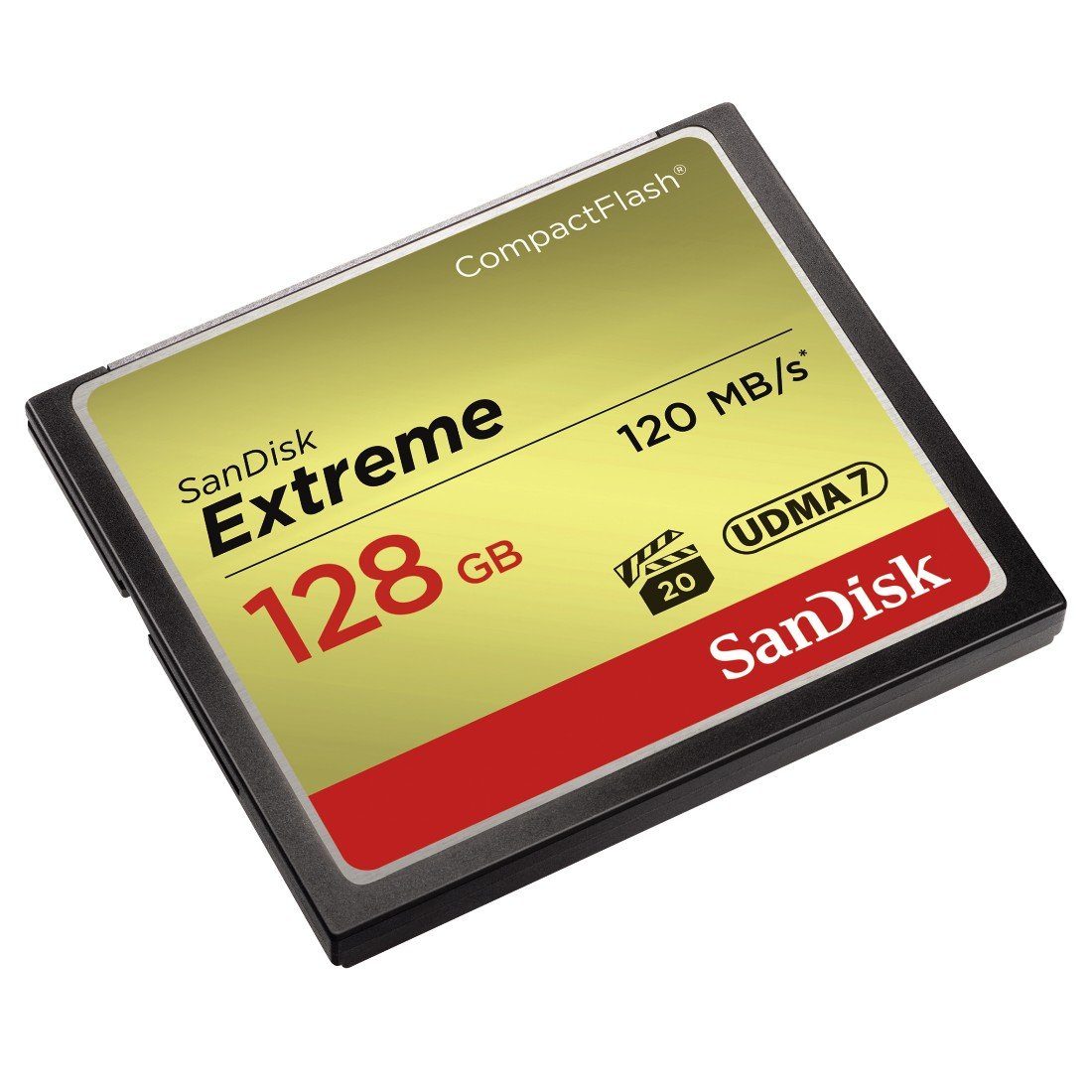 Sandisk CF Extreme Speicherkarte (128 GB, 120 MB/s Lesegeschwindigkeit)