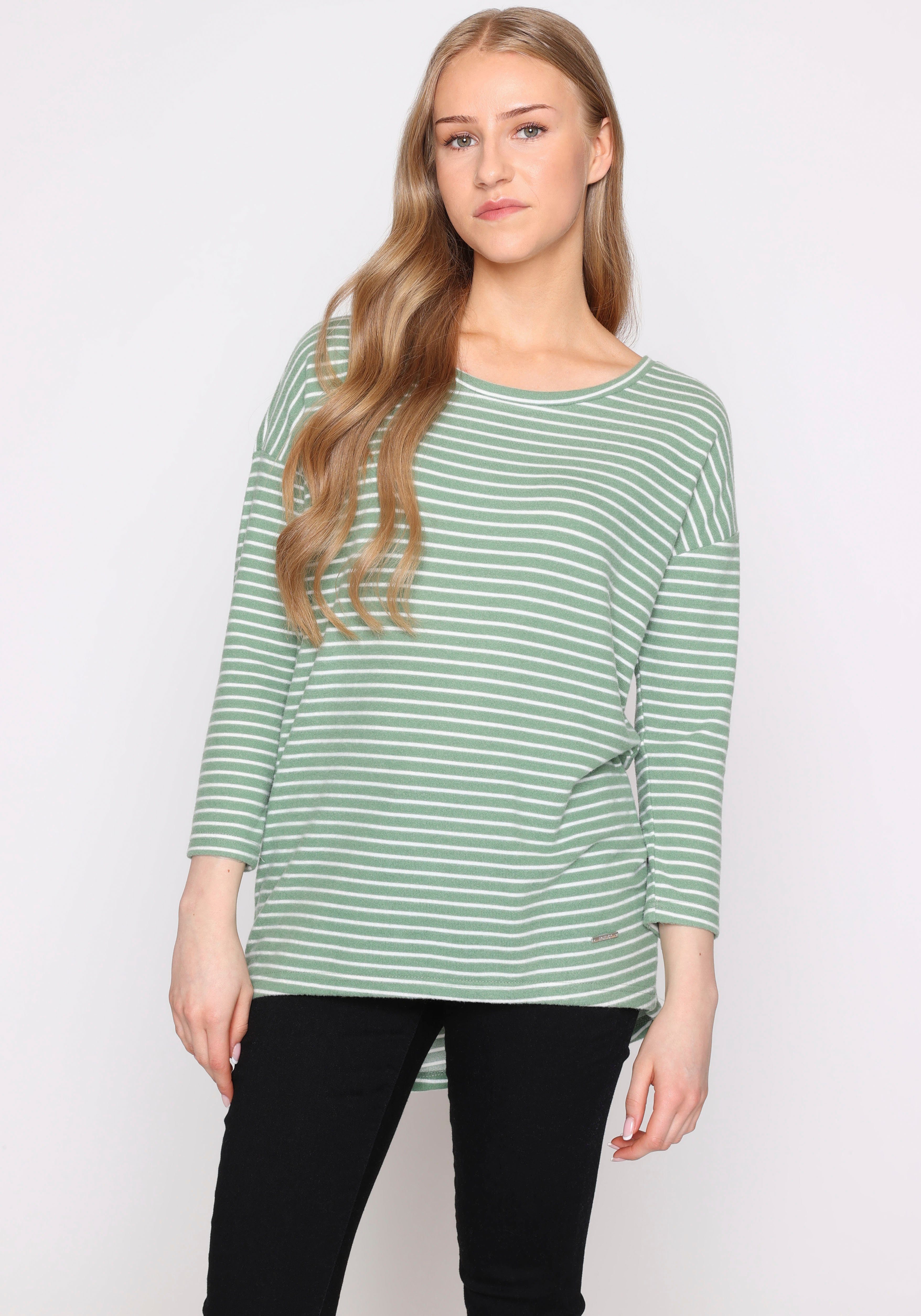 HaILY’S 3/4-Arm-Shirt 3/4 Mi44a TP lfern stripe green P