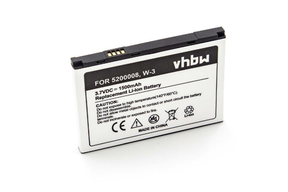 vhbw kompatibel mit Netgear Aircard AC785S Akku Li-Ion 1500 mAh (3,7 V)