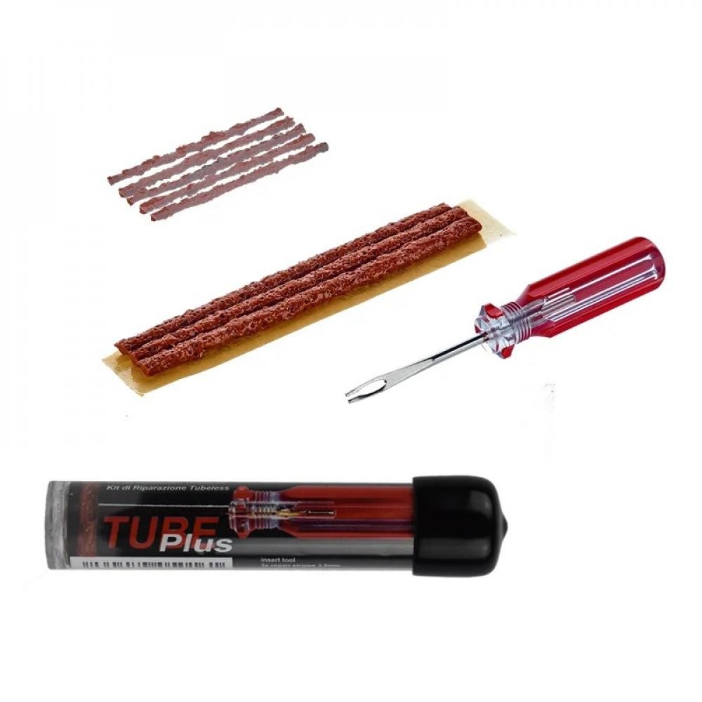 MaXalami Fahrradreifen MaXalami Tube Plus Tubeless Reparaturset Displaycap mit Einführwerkzeu