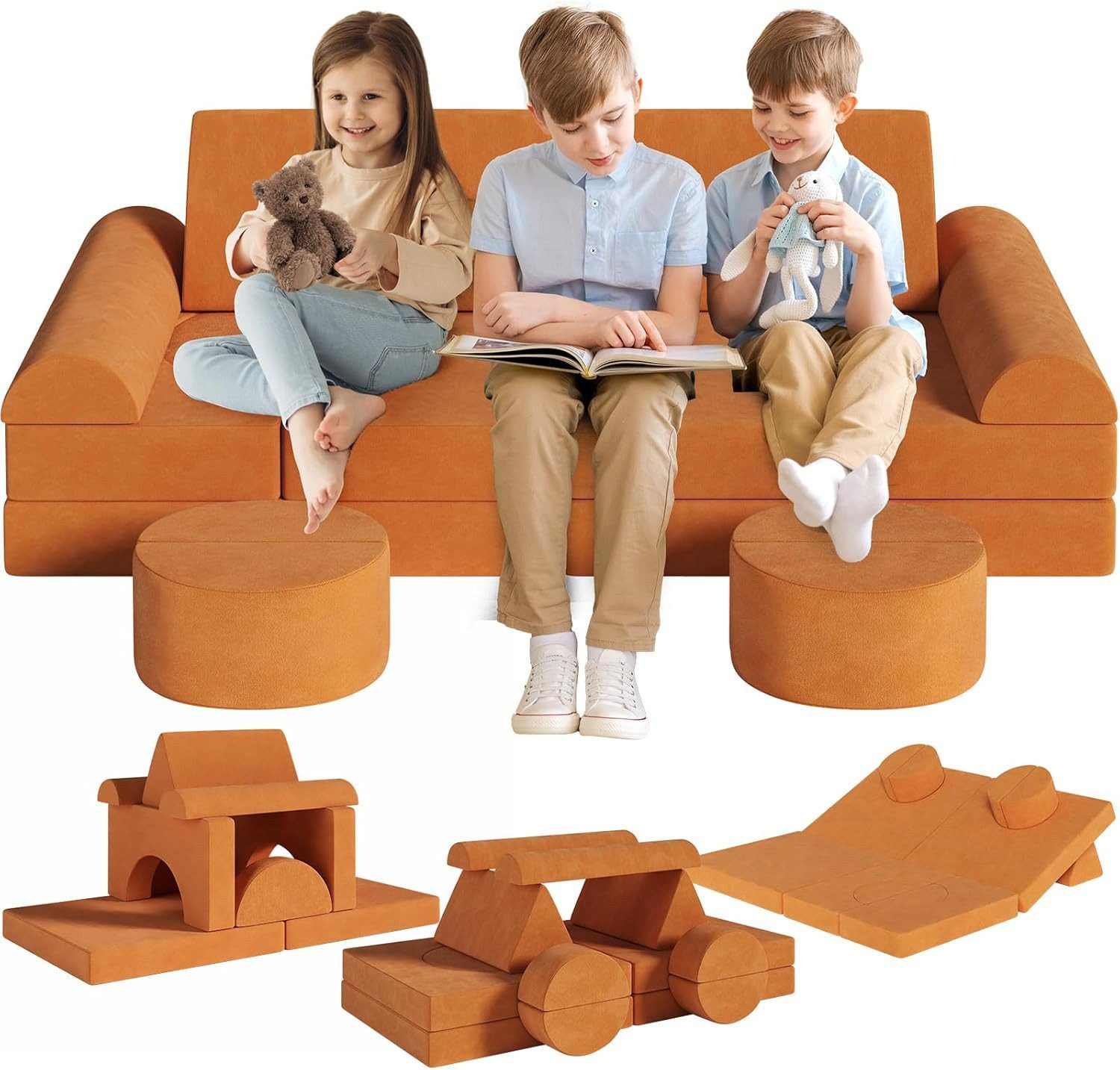 TLGREEN Kindersofa Modulare Kinderspielcouch, Spielsofa für günstig online kaufen