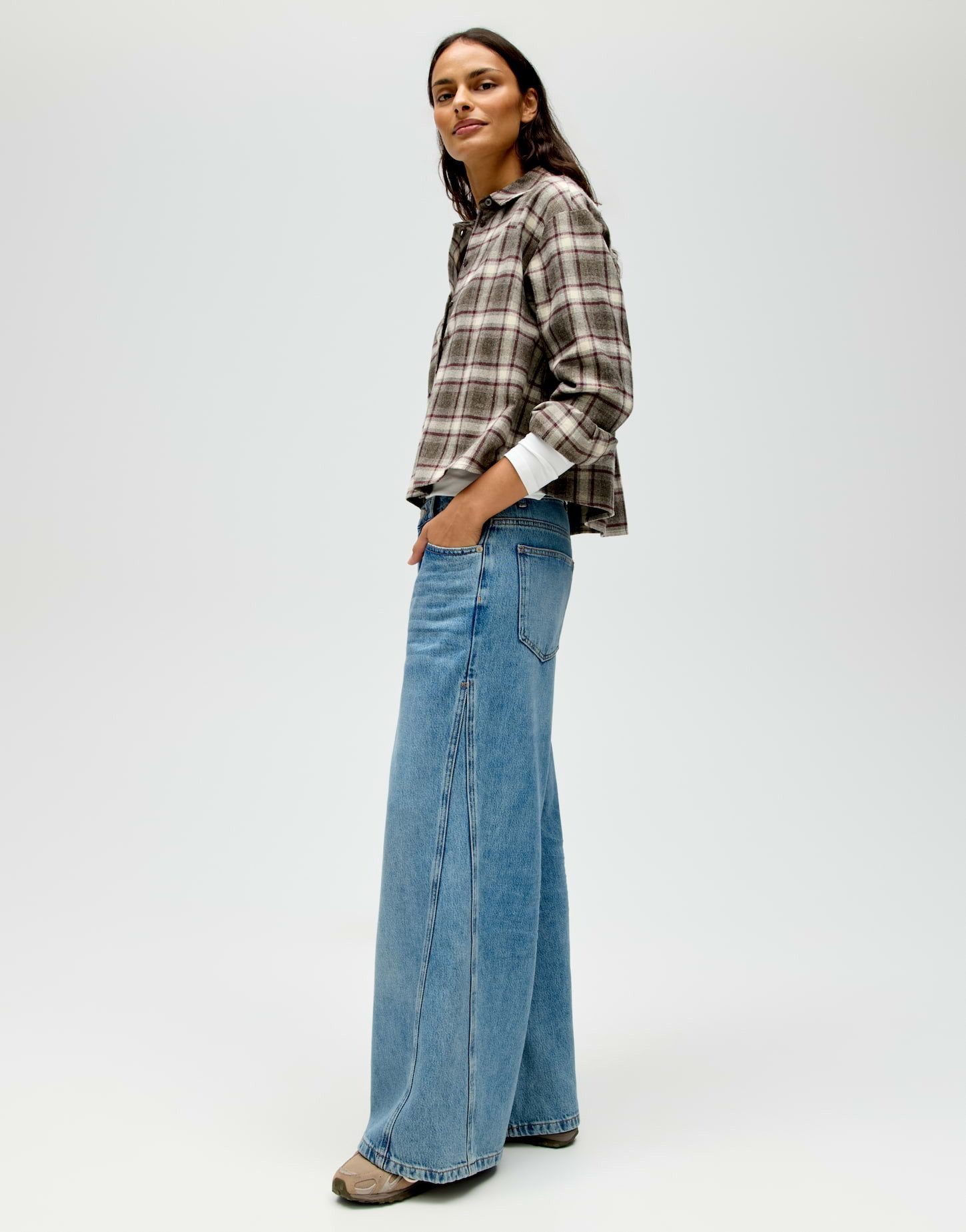 OPUS Weite Jeans MEDDY LOOSY Low Rise Keileinsatz in der Seite – Bild 5 von 5