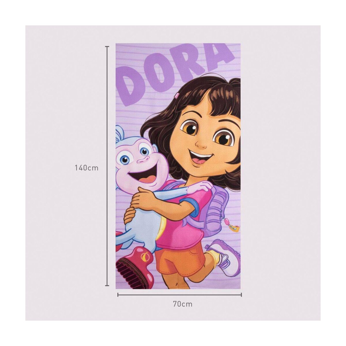 Disney Badetücher Dora the Explorer Happy Strandtuch 70x140cm, 100% Polyester (1-St)