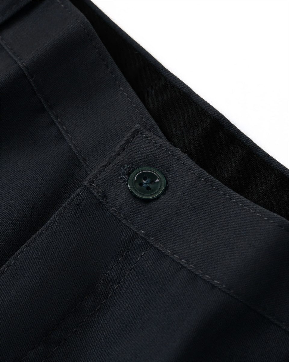 Allthemen Chinohose aus reiner Baumwolle Chino mit hoher Taille