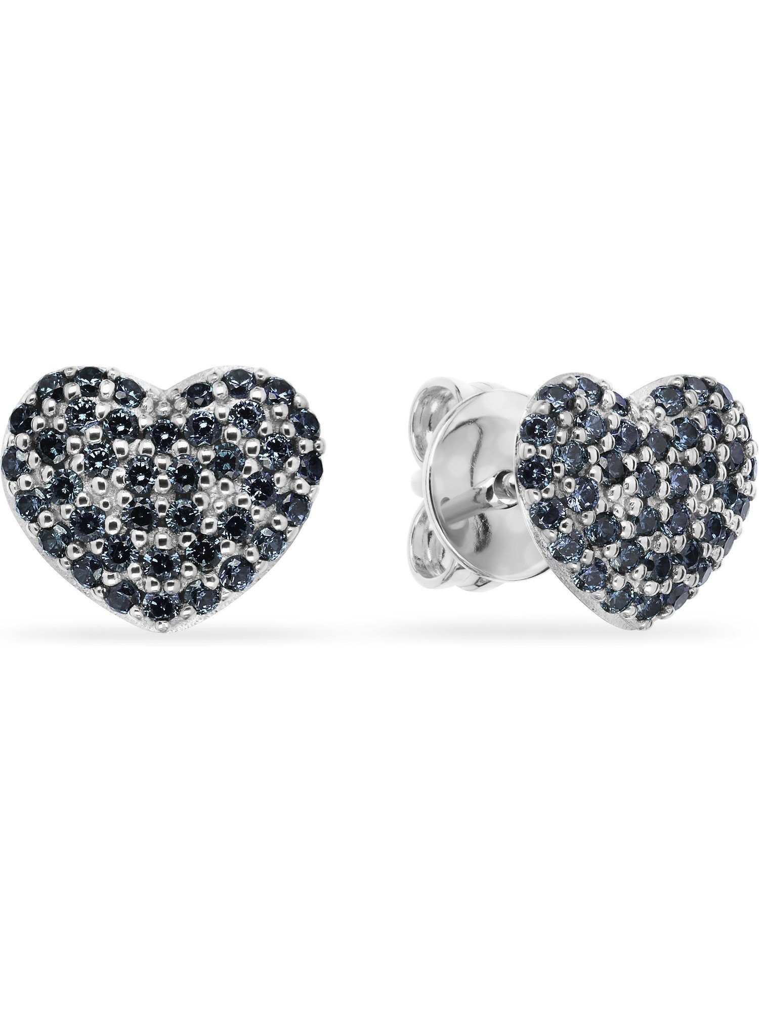 JETTE Paar Серьги-гвоздики JETTE Damen-Ohrstecker 925er Silber 78 Zirkonia