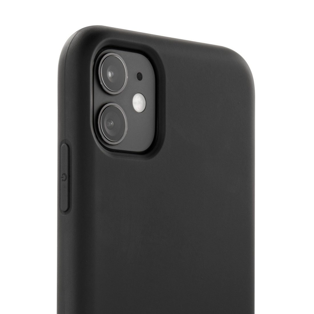 Hama Handyhülle Handyhülle "Fantastic Feel" für Apple iPhone 11, Schwarz, Kratzschutz und bezogene Seitentasten