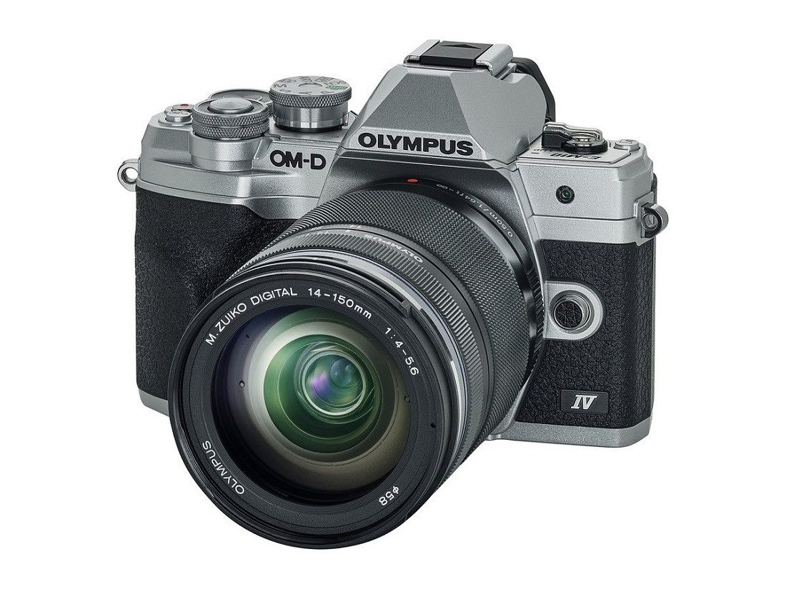 Olympus OM-D E-M10 M IV+ED 4-5,6/14-150 mm II silber Kamera-Kit Systemkamera