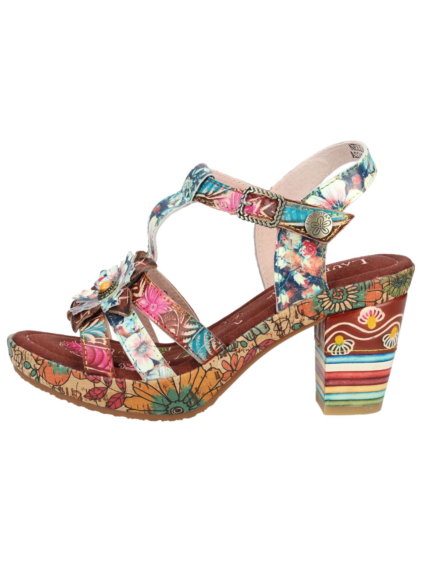 LAURA VITA LAURA VITA Sandalen Leder High-Heel-Sandalette