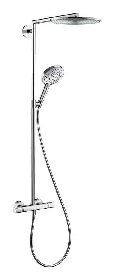 hansgrohe Duschsystem Raindance S Showerpipe, Höhe 114.5 cm, 300 1jet mit Thermostat - Chrom