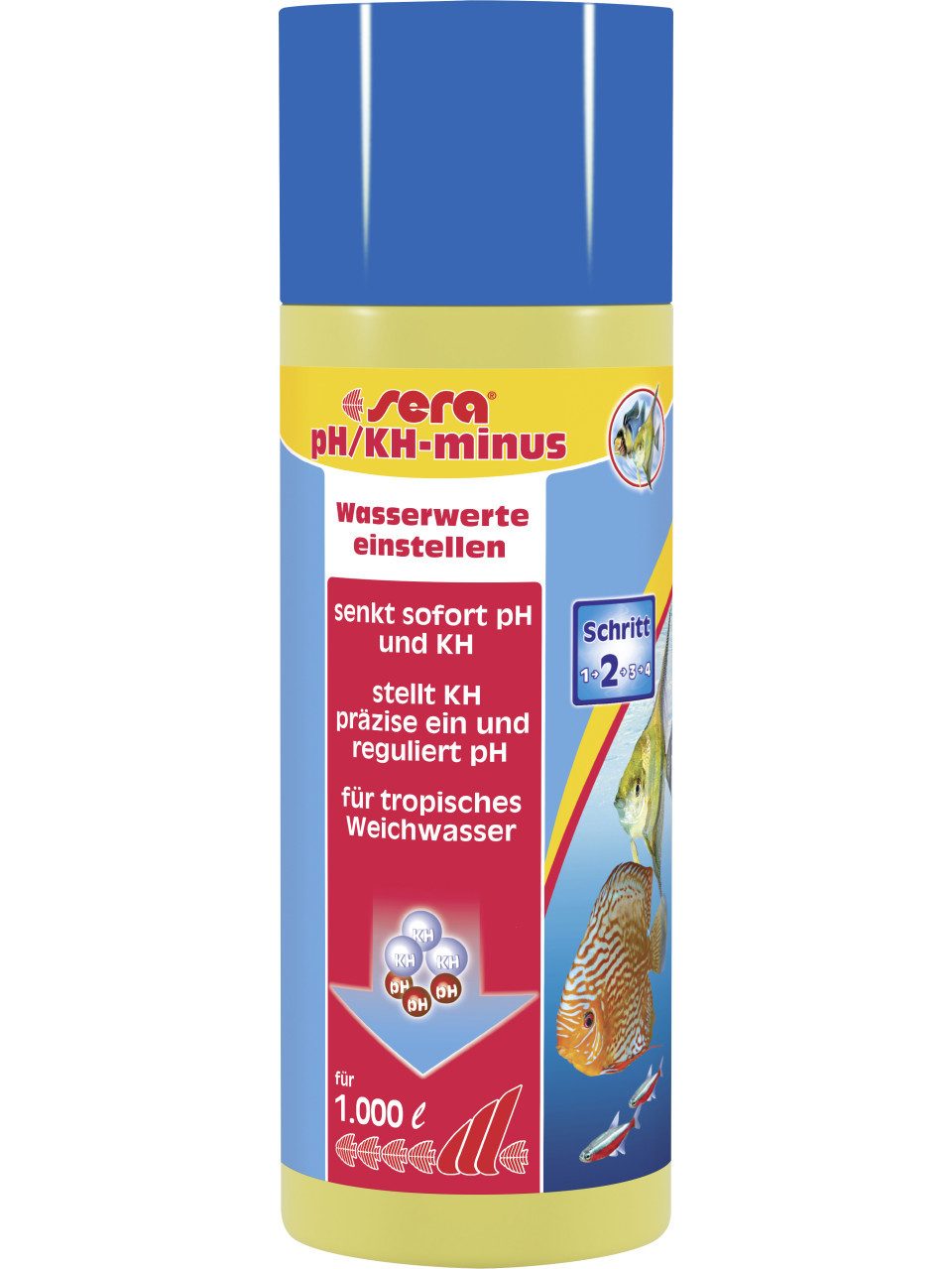 Sera Aquariendeko Sera Aquariumwasseraufbereiter pH-KH-minus 250 ml