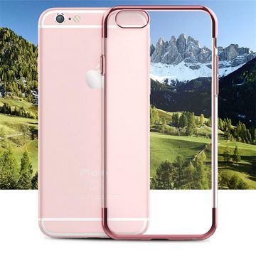 CoolGadget Handyhülle Slim Case Farbrand für Apple iPhone 6 / 6S 4,7 Zoll, Hülle Silikon Cover für iPhone 6, iPhone 6S Schutzhülle