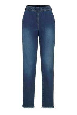 MIAMODA 5-Pocket-Jeans Jeans mit Fransen