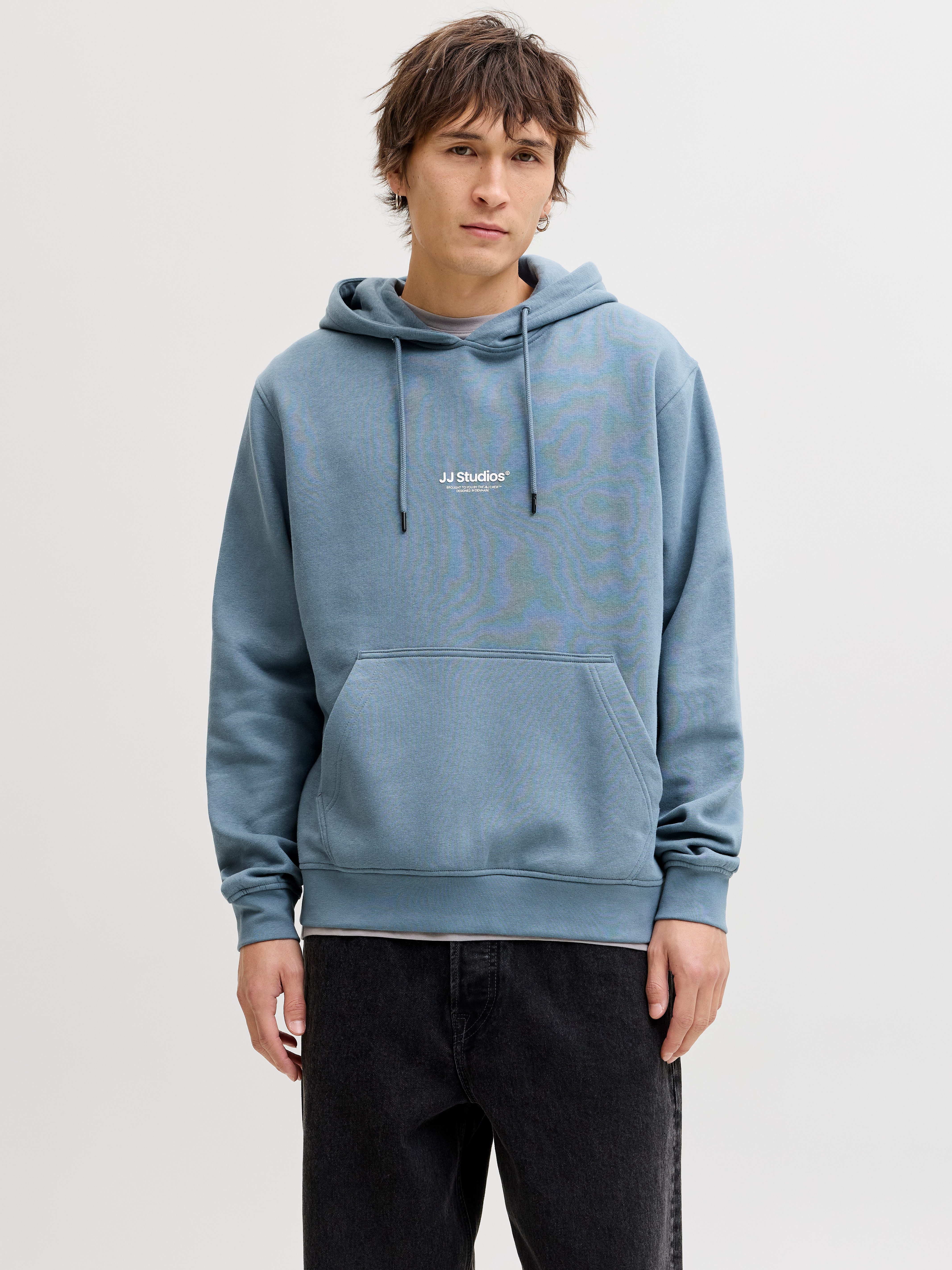 Jack & Jones Kapuzensweatshirt JJESOHO SWEAT HOOD NOOS Baumwollmischung, relaxed fit