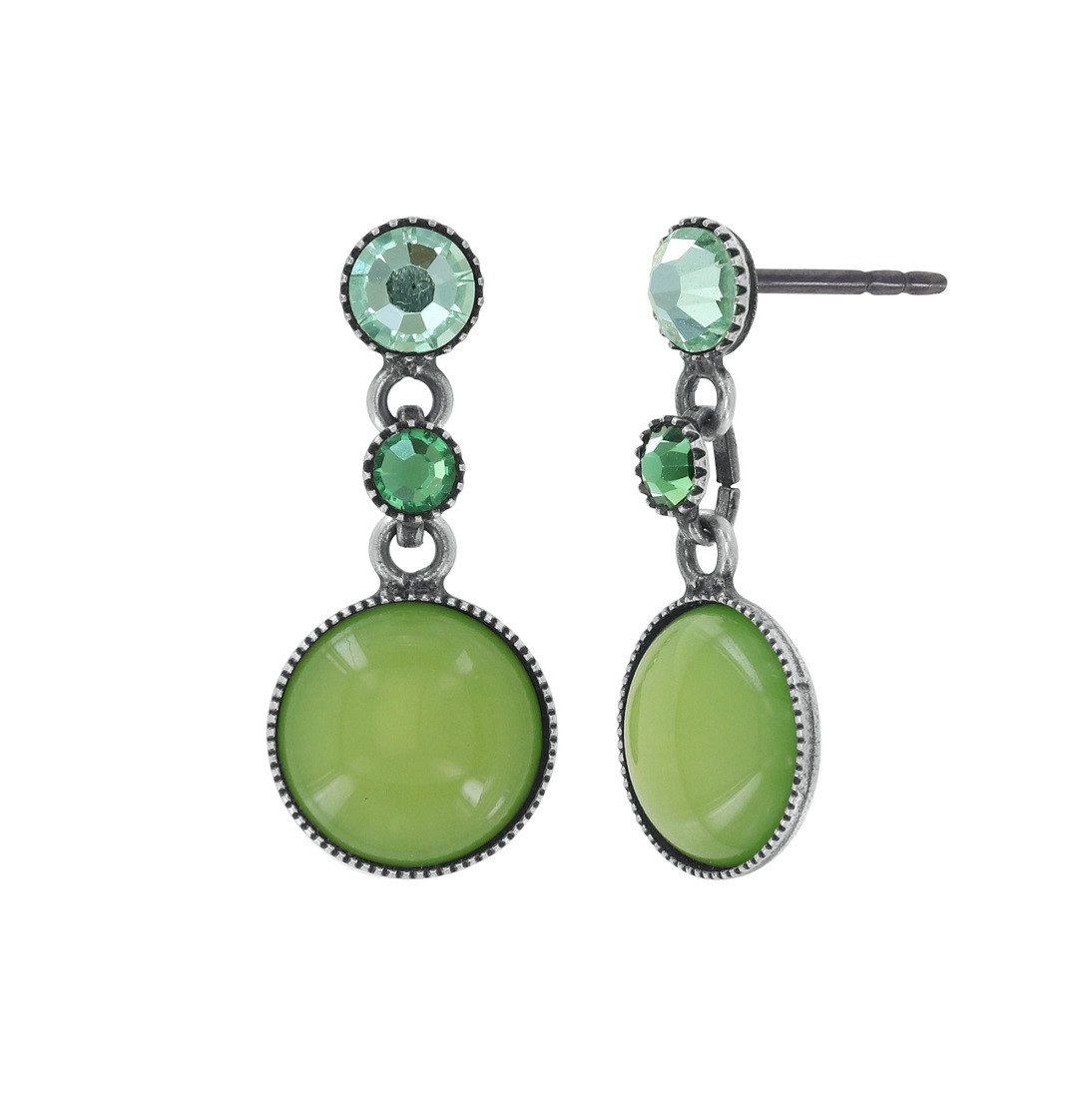 KONPLOTT Paar Серьги-гвоздики Konplott: pendelnde Серьги-гвоздики Daily Desire - runde Emaille