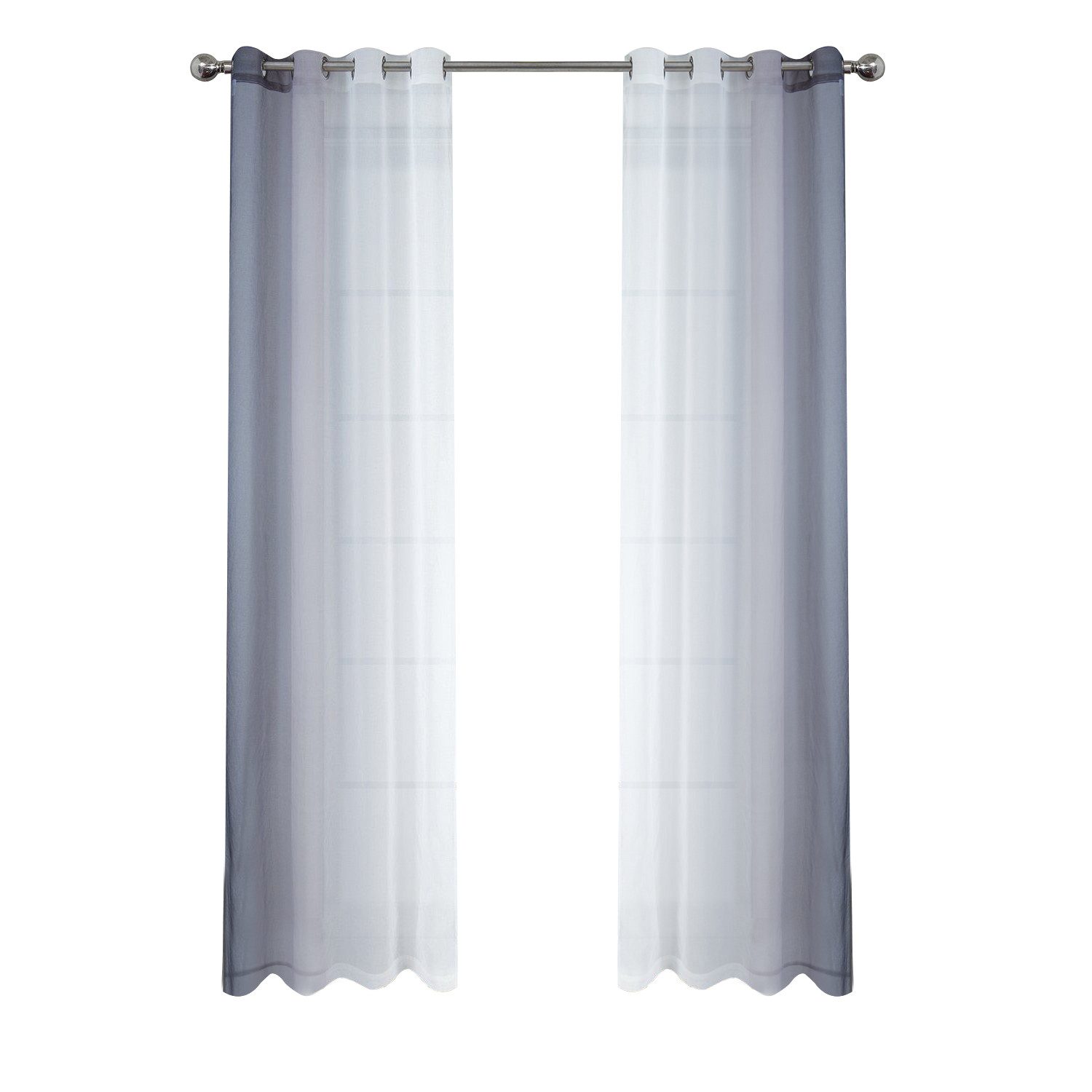 BYSURE Gardine, Ösen (2 St), halbtransparent, günstig online kaufen