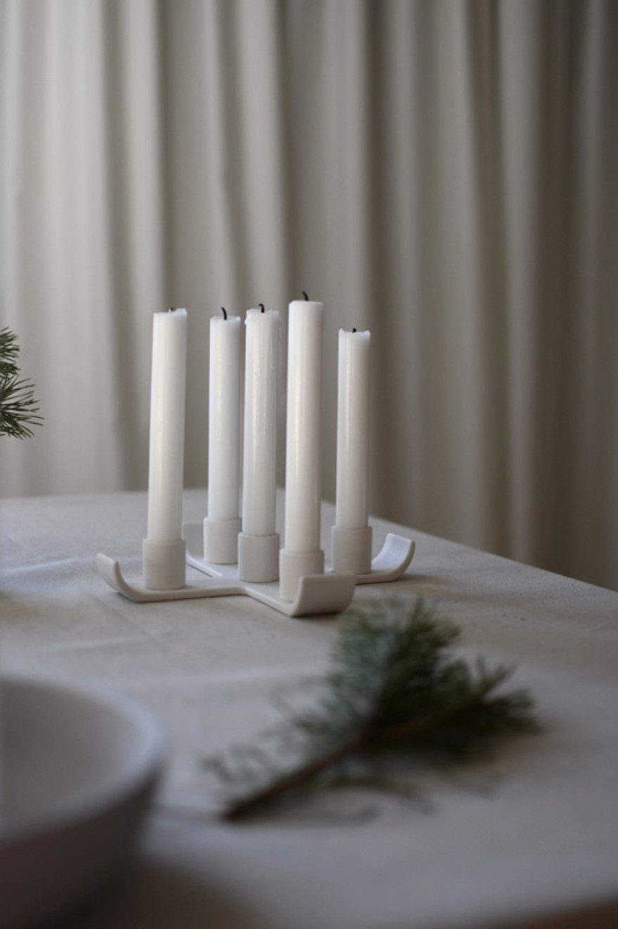 Storefactory Kerzenhalter Nye weiß
