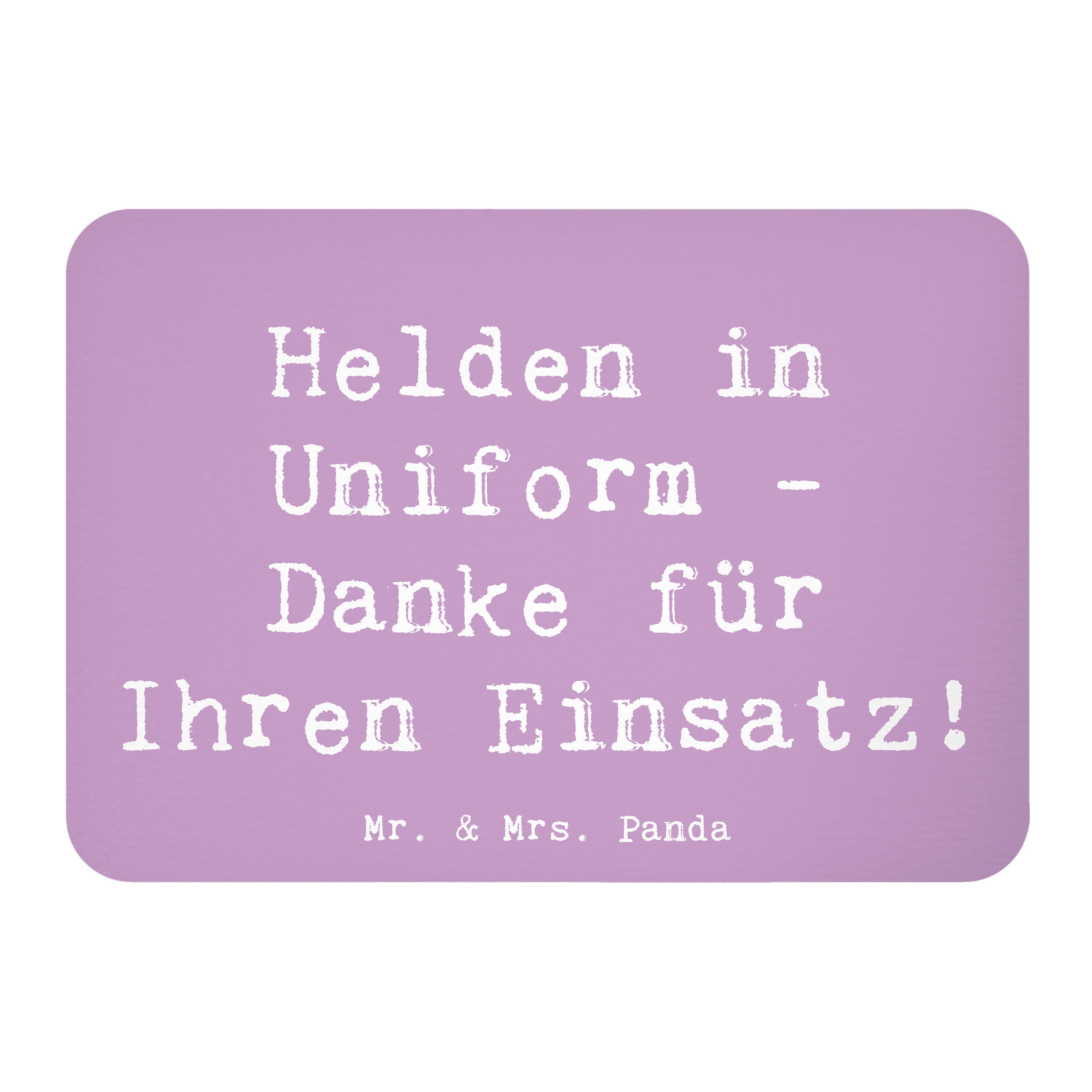 Magnet Spruch Polizist Held - Lavendeltraum - Geschenk, Helden in Uniform, W