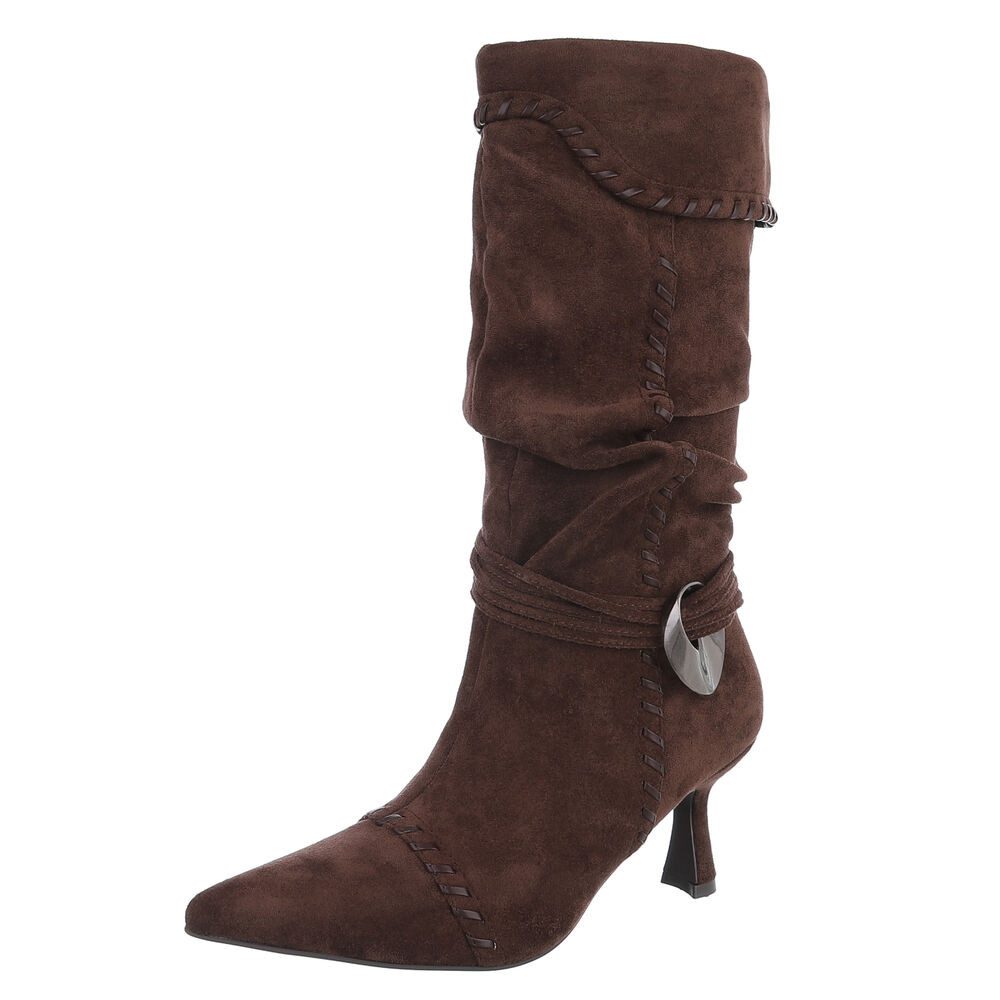 Ital-Design Elegante Stiefel mit spitzer Zehenform günstig online kaufen