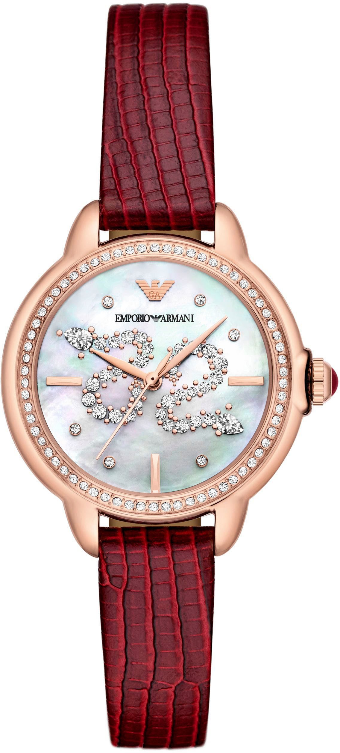 Emporio Armani Quarzuhr AR11646, Armbanduhr, Damenuhr, günstig online kaufen