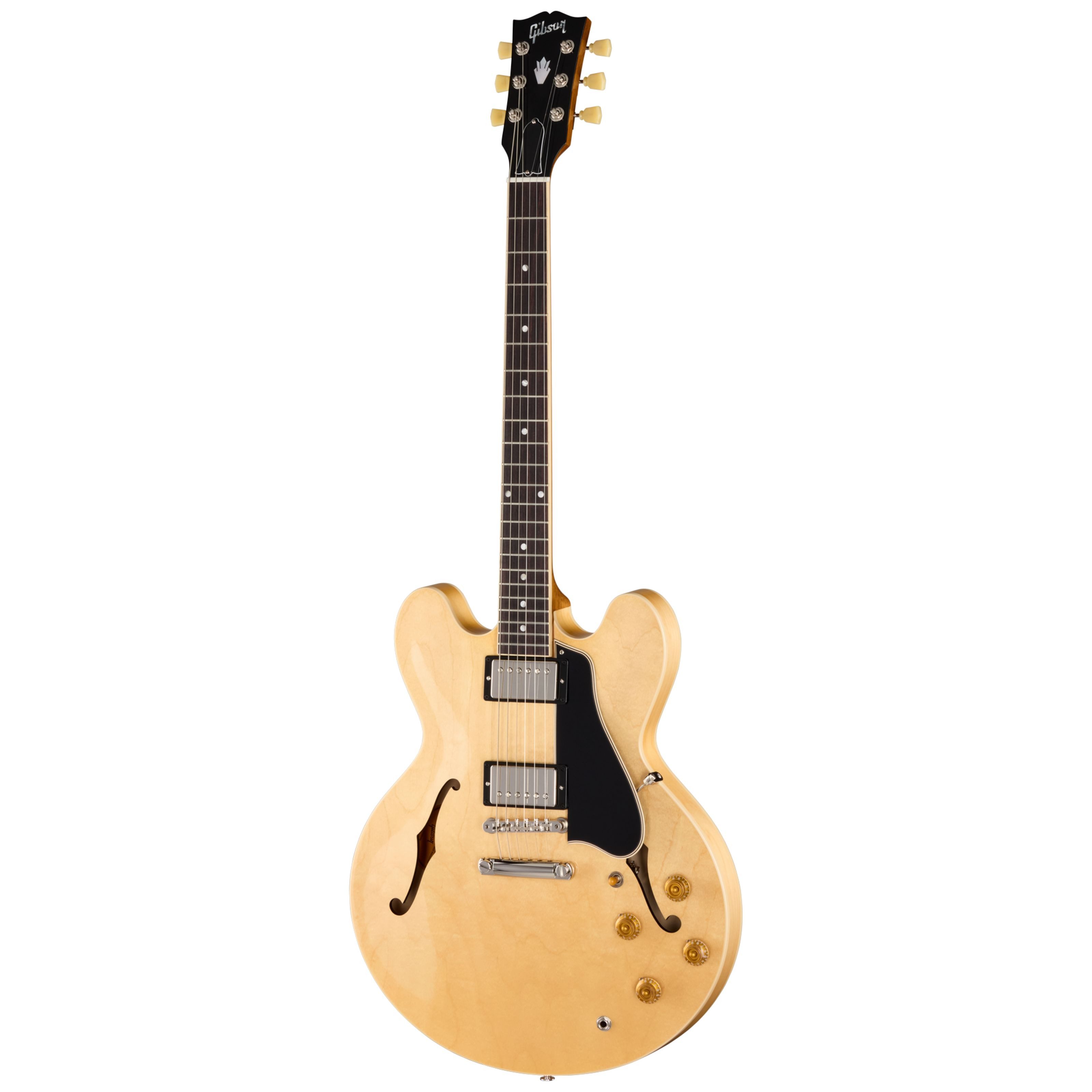 Gibson Halbakustik-Gitarre, Halb-Akustik Gitarren, Semi Hollow-Modelle, ES-335 50s Vintage Natural - Halbakustik Gitarre