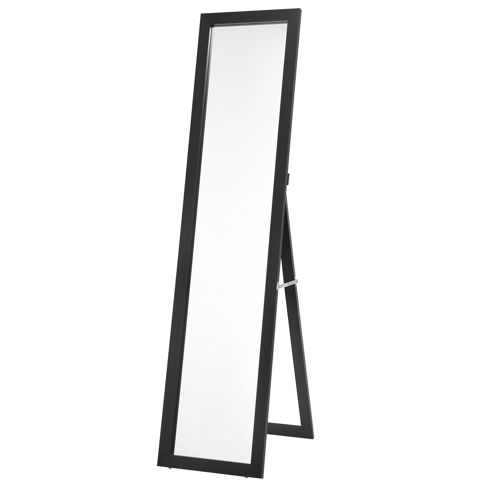 COSTWAY Ganzkörperspiegel, mit klappbarem Holzrahmen, stehend/hängend 37x15 günstig online kaufen