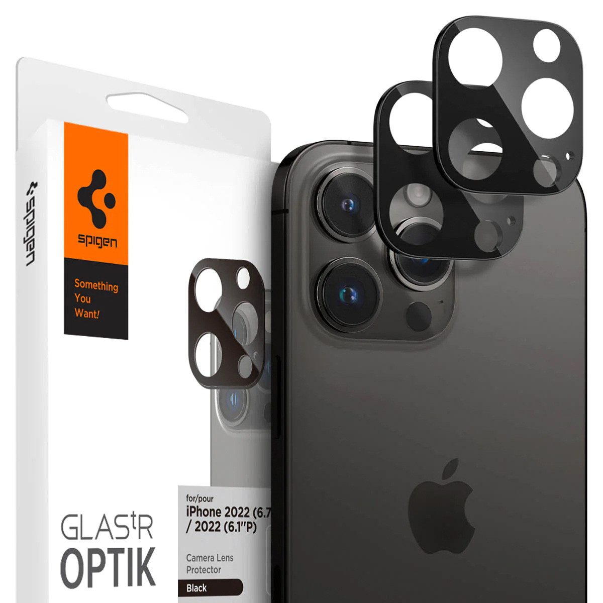 Spigen Displayschutzglas Spigen Optik Lens Protector - Vollständiger Kameraschutz (2er-Pack) fü, 2 Stück