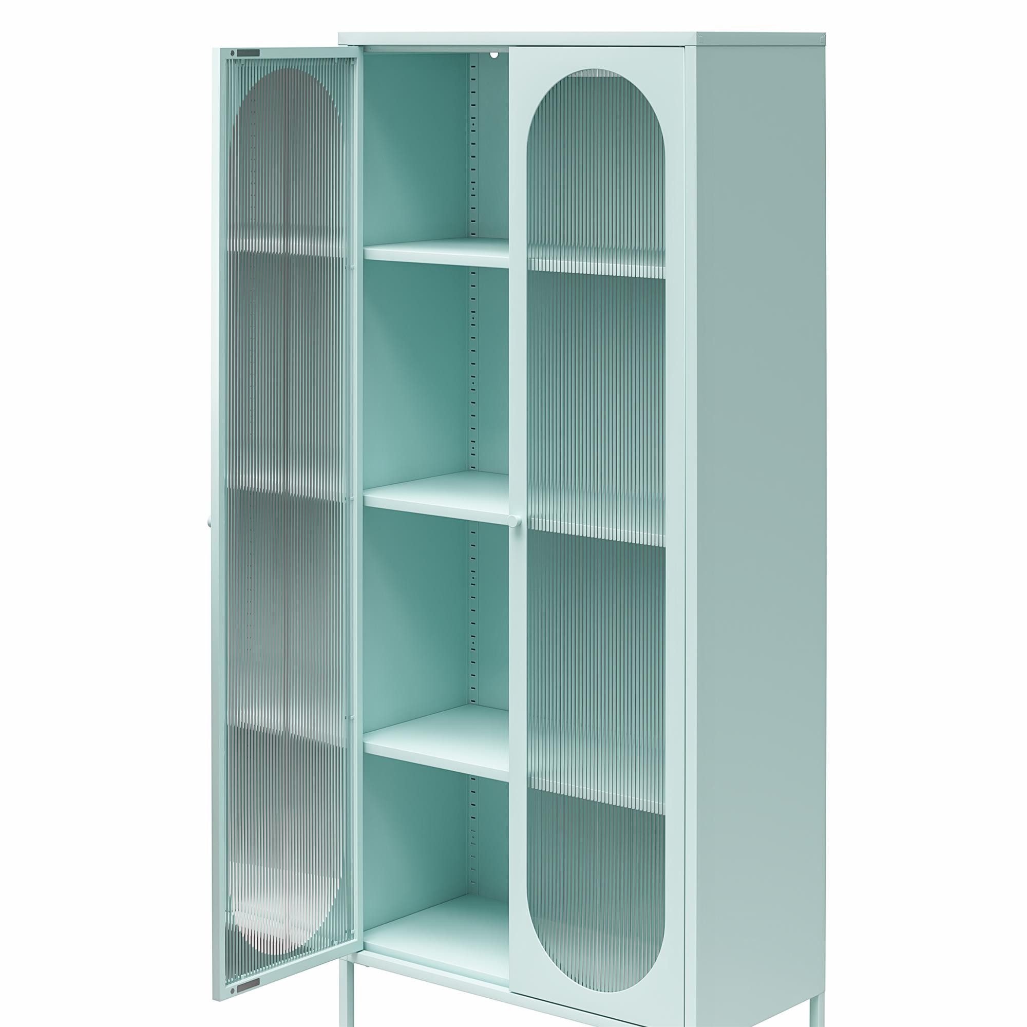 loft24 Vitrine Luna Standvitrine aus Metall
