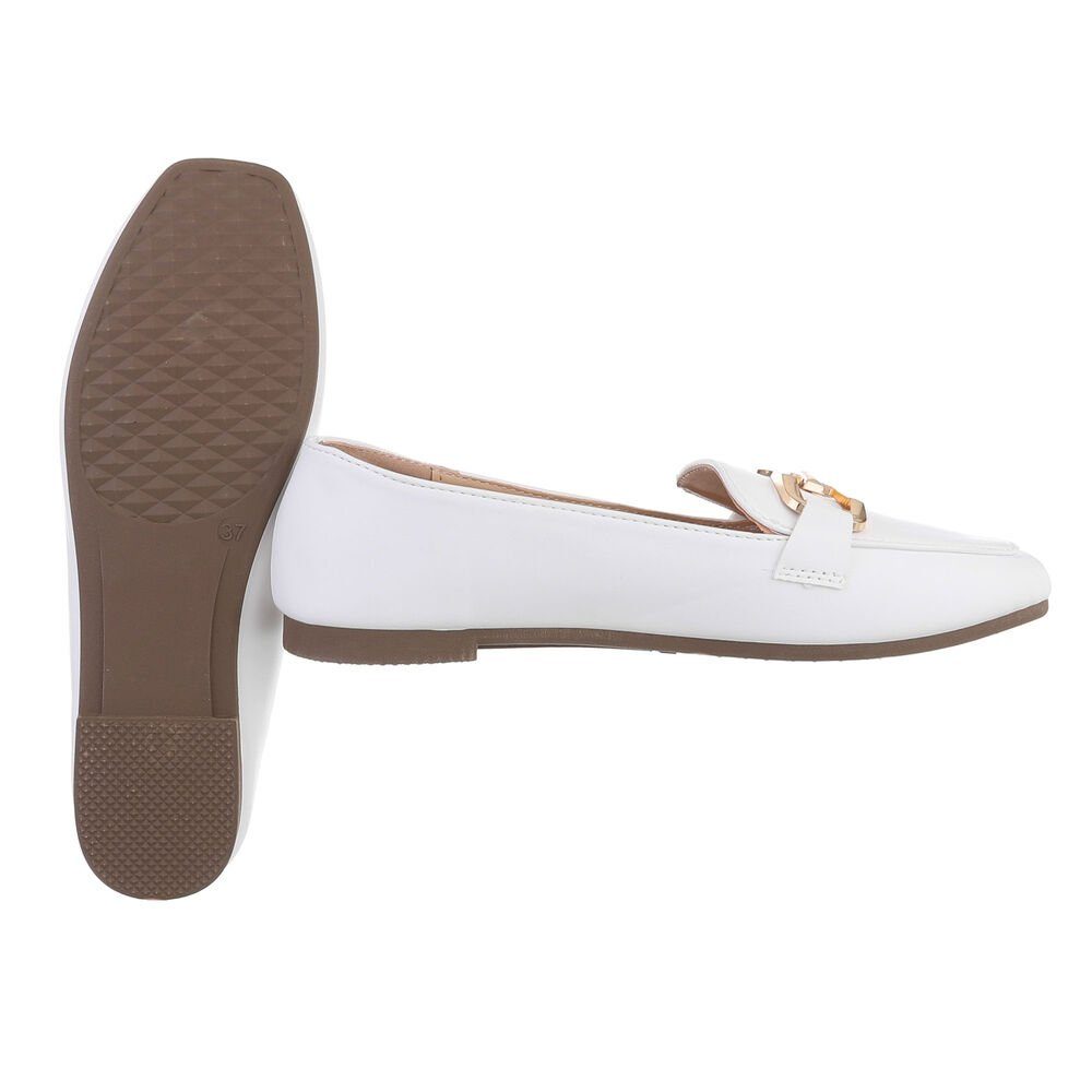 Ital-Design Damen Mokassins Freizeit Slipper (79359305) Blockabsatz Mokassi günstig online kaufen