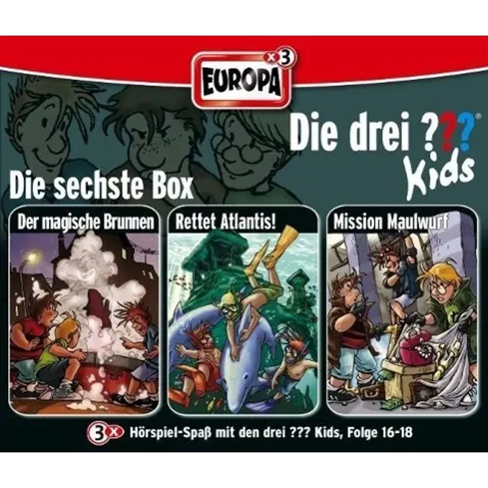 United Soft Media Hörspiel Die drei ??? Kids 3er Box 06. Folgen 16-18 (drei Fragezeichen) 3 CDs