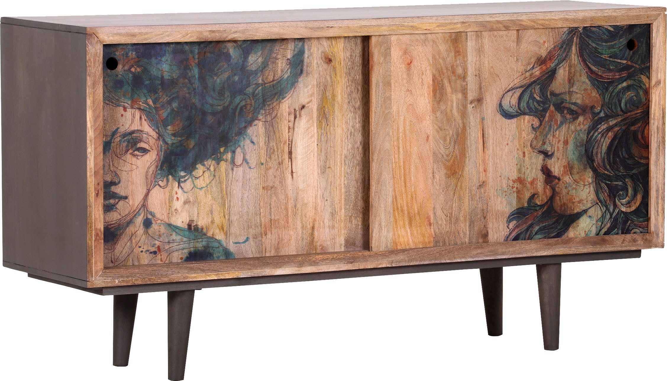 Gutmann Factory Sideboard Venice, Kommode mit extravagantem Druck, Breite 1 günstig online kaufen