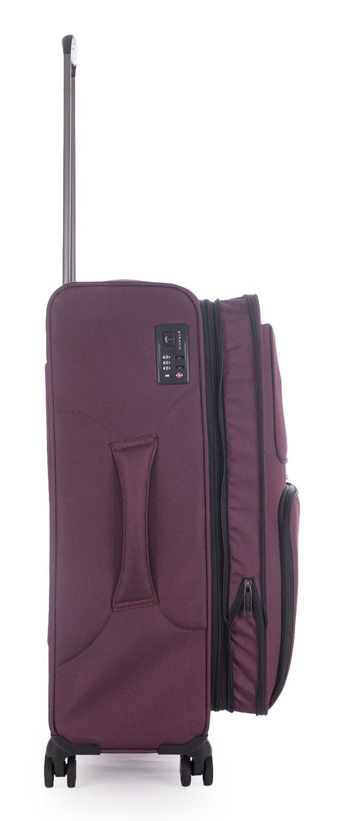 Stratic Weichgepäck-Trolley Bendigo Aubergine +, Light Rollen 4