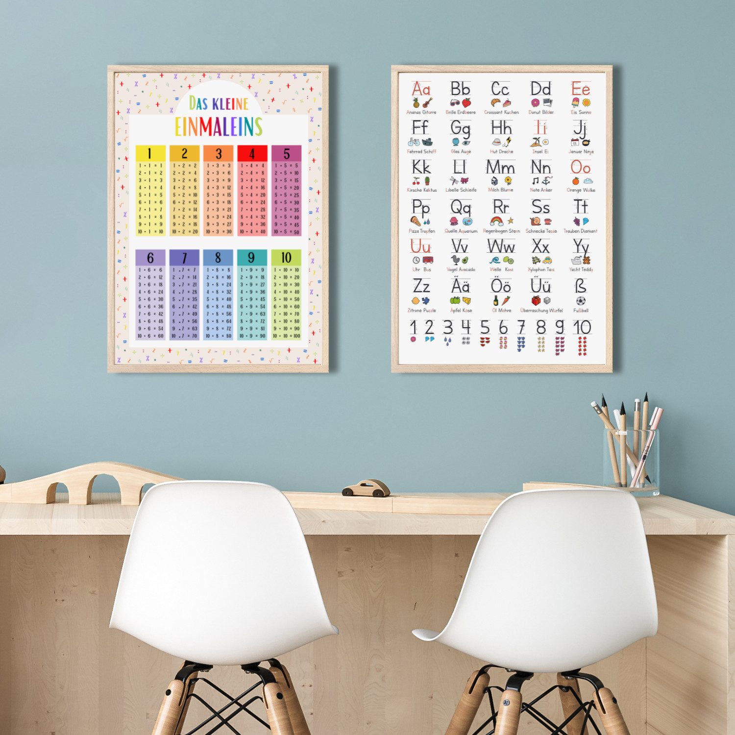 MeinBaby123® Poster 1x1, Einmaleins Trainer, Lernposter günstig online kaufen