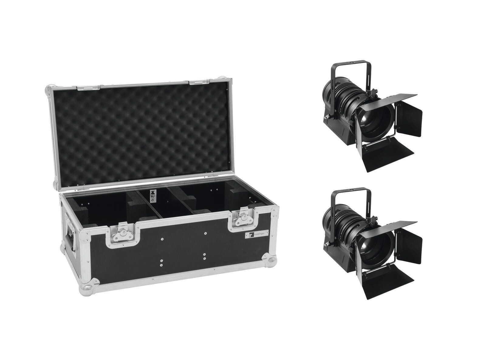 Discolicht EUROLITE Set 2x LED THA-40PC sw + Case