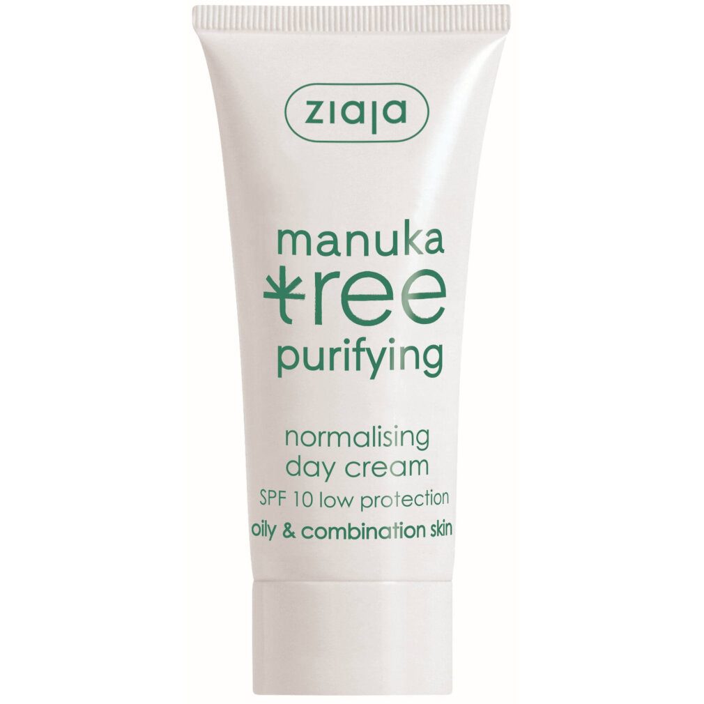 Ziaja Tagescreme Daily cream SPF 10 normalizing Manuka Tree Purifying