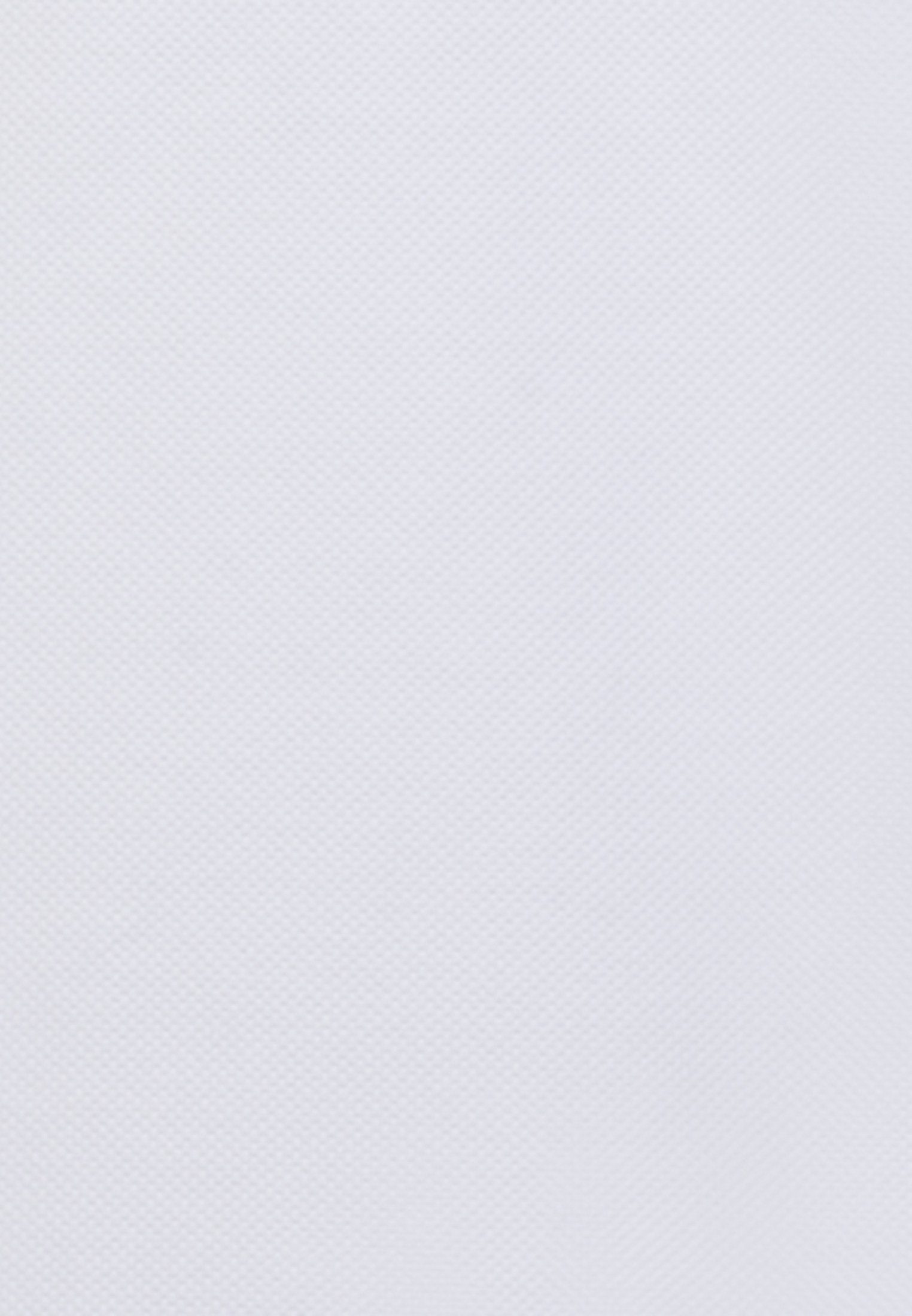 Kragen Uni Weiß Kurzarm Poloshirt seidensticker Regular